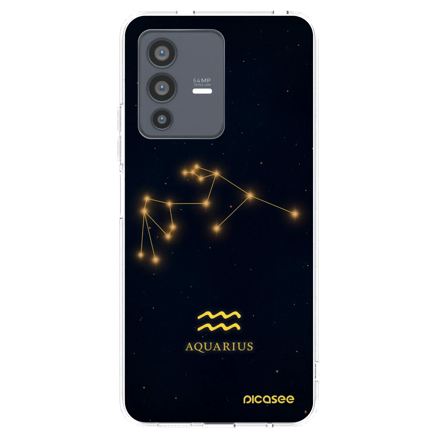 Picasee husă transparentă din silicon pentru Vivo V23 5G - AQUARIUS