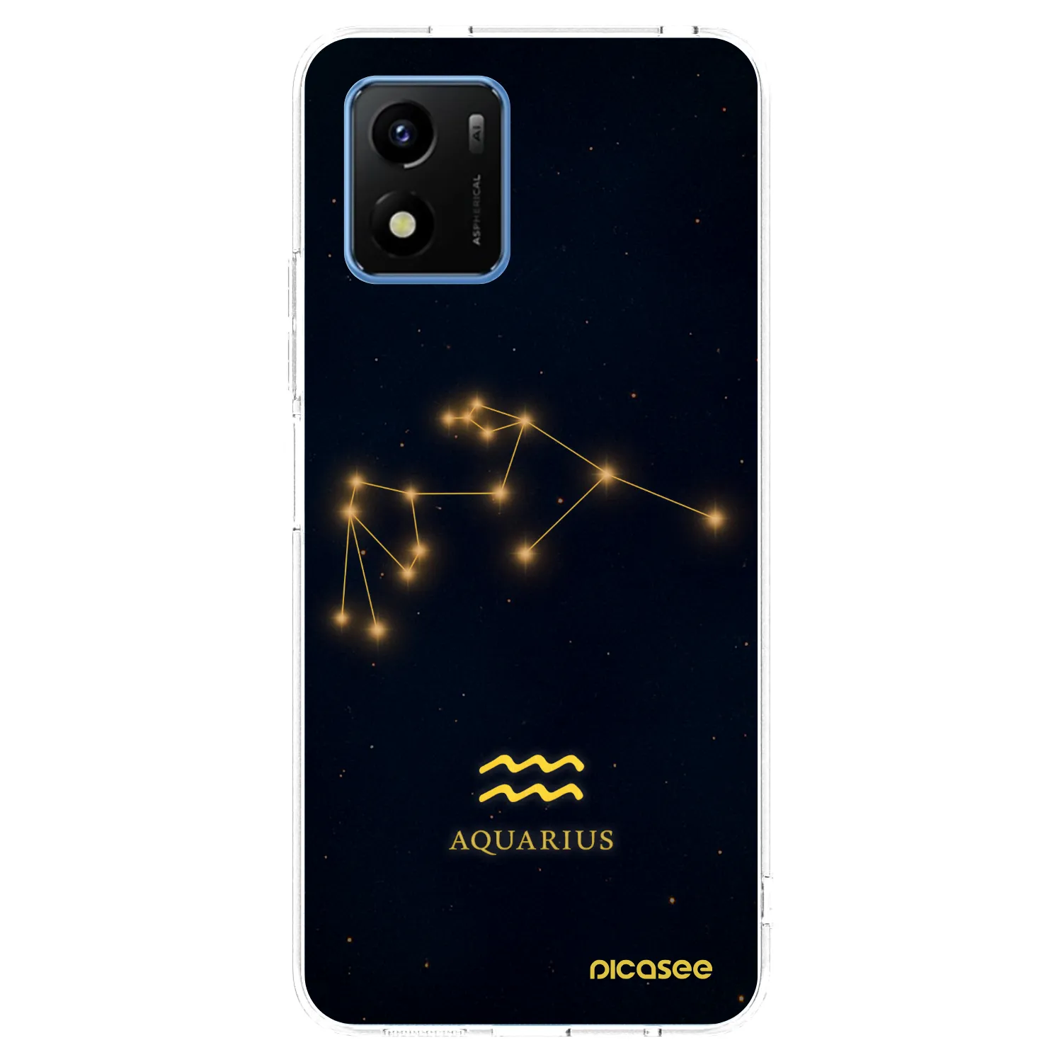 Picasee husă transparentă din silicon pentru Vivo Y01 - AQUARIUS