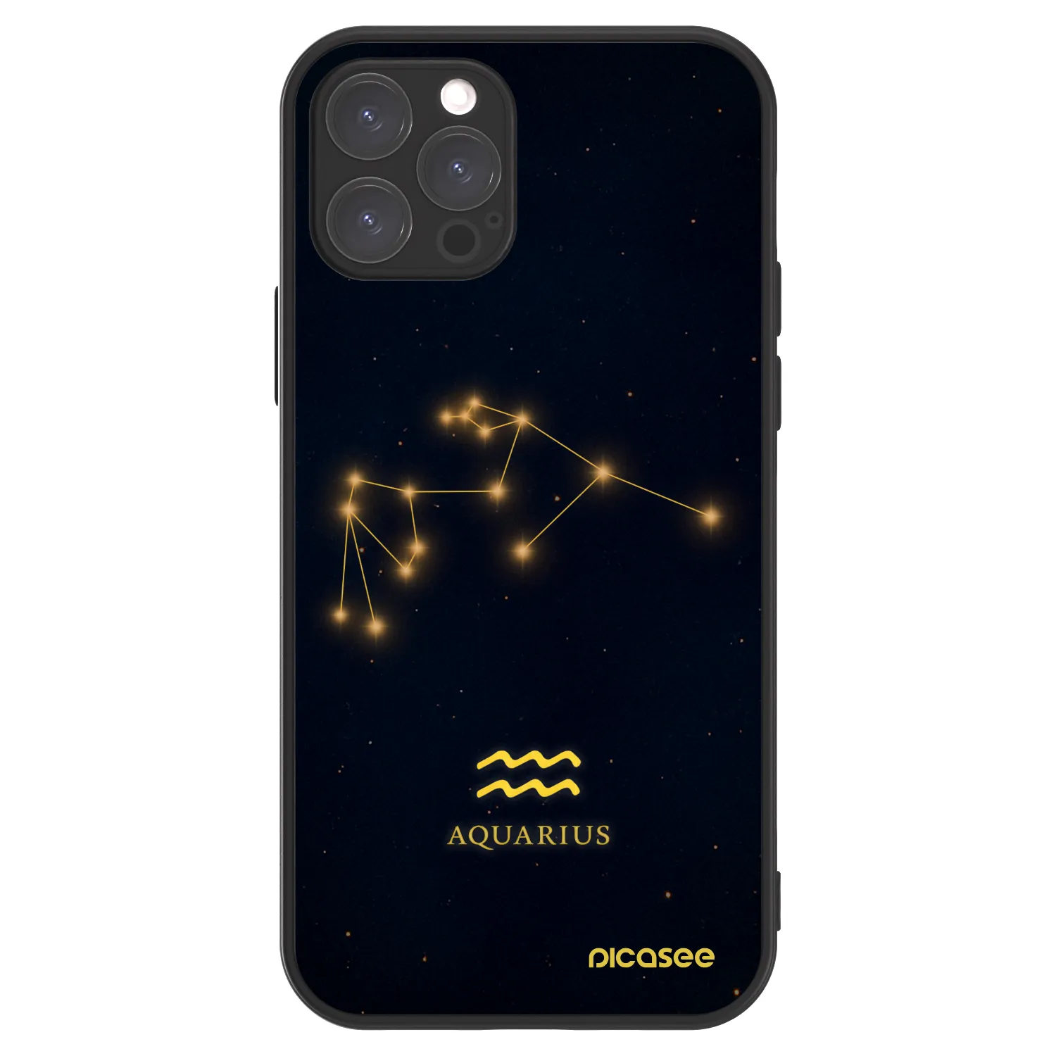 Picasee ULTIMATE CASE MagSafe pentru Apple iPhone 12 Pro - AQUARIUS