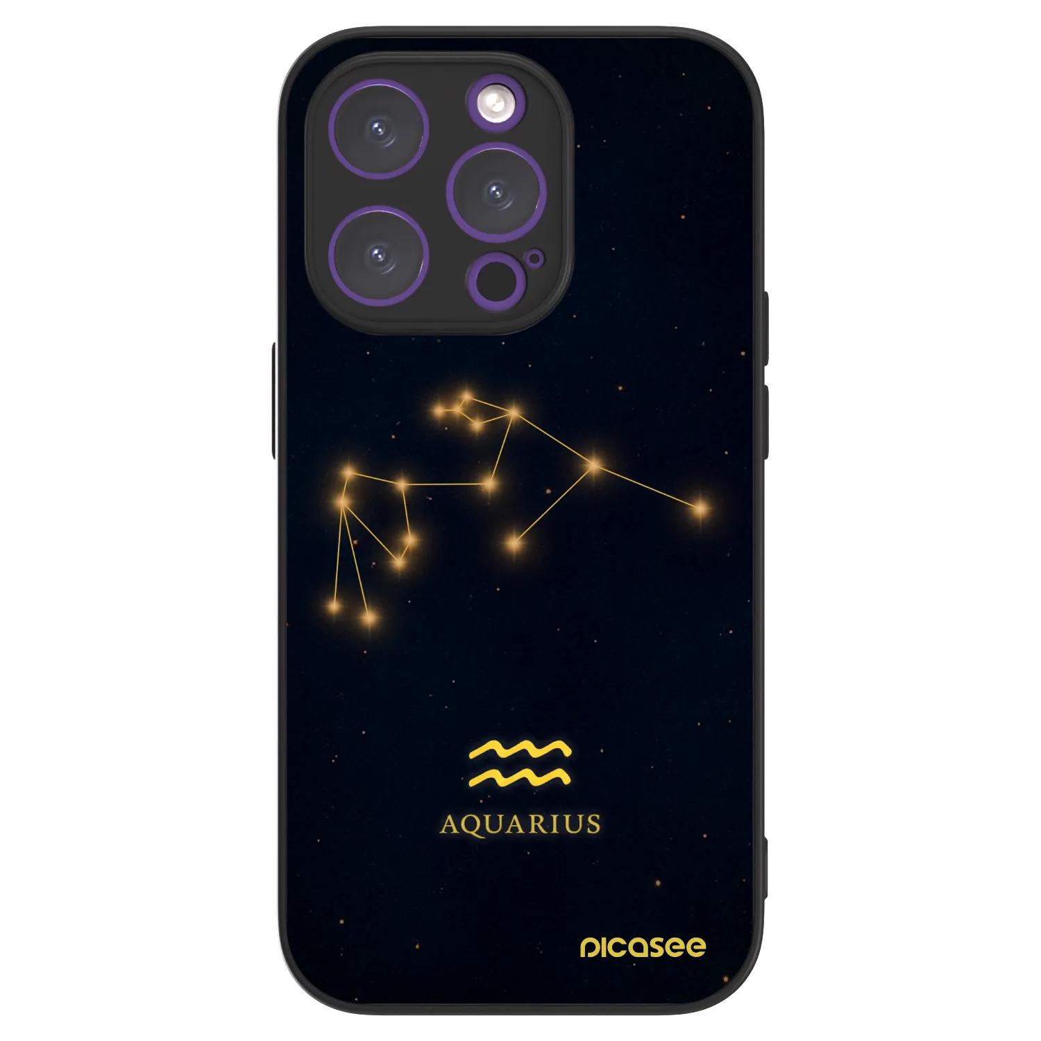 Picasee ULTIMATE CASE MagSafe pentru Apple iPhone 14 Pro - AQUARIUS