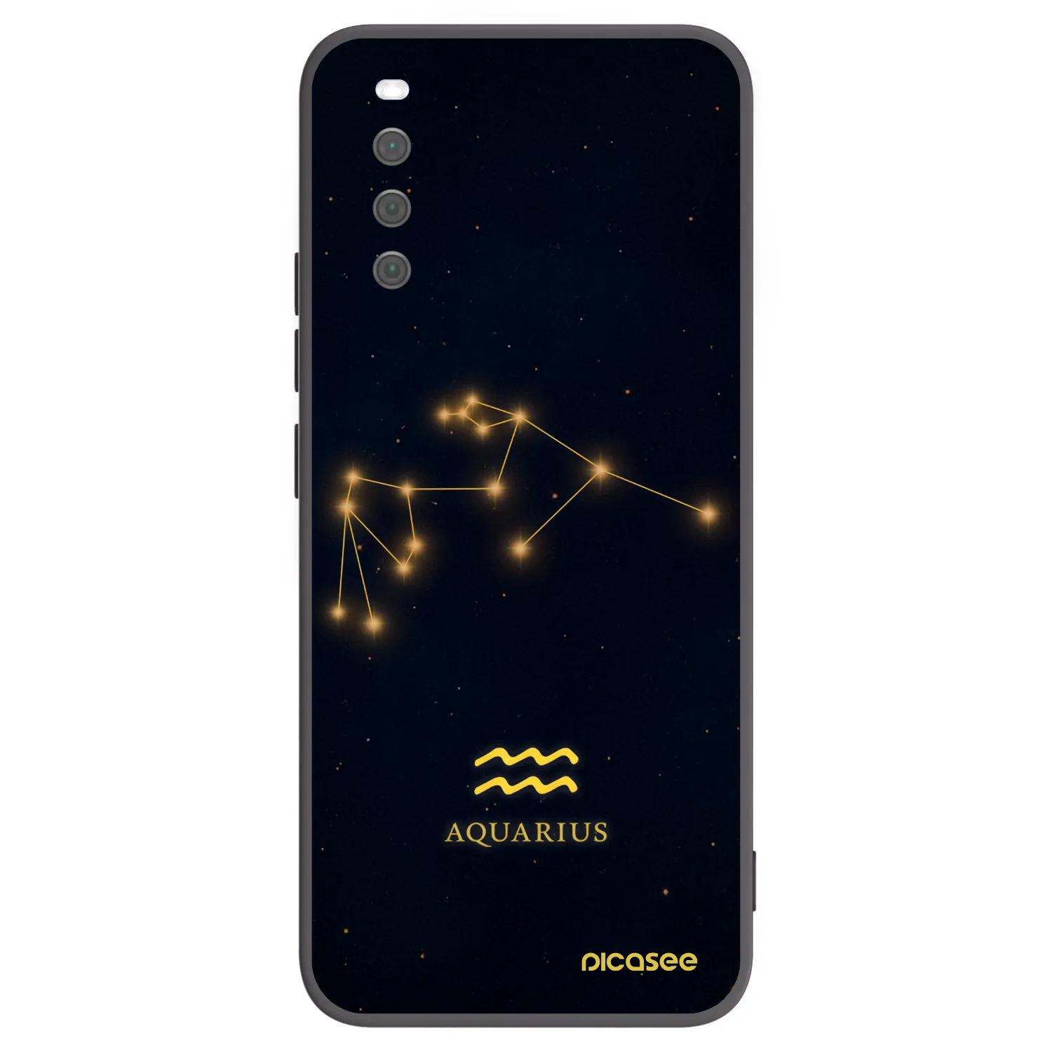 Picasee husă neagră din silicon pentru Sony Xperia 10 III - AQUARIUS