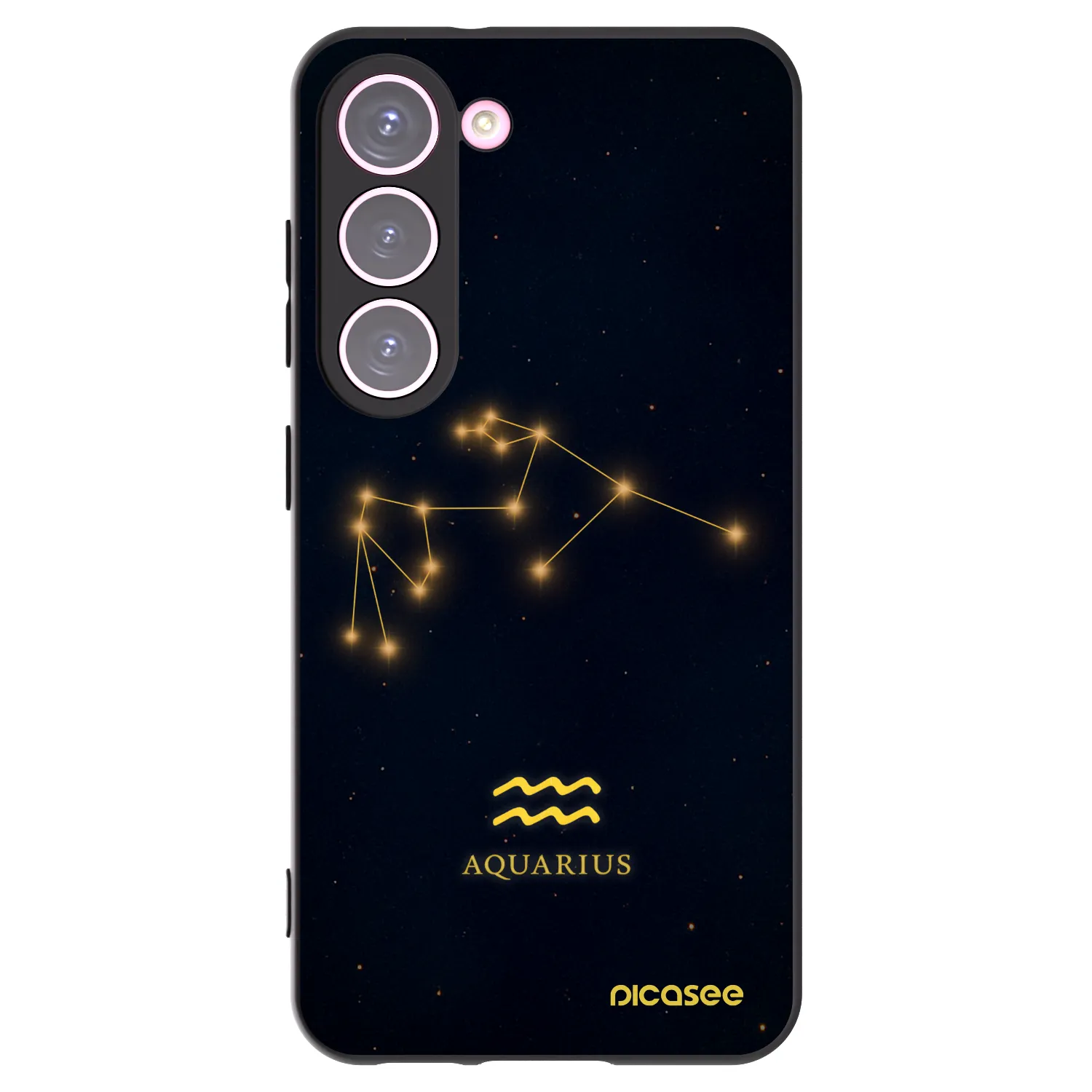 Picasee husă neagră din silicon pentru Samsung Galaxy S23 5G - AQUARIUS