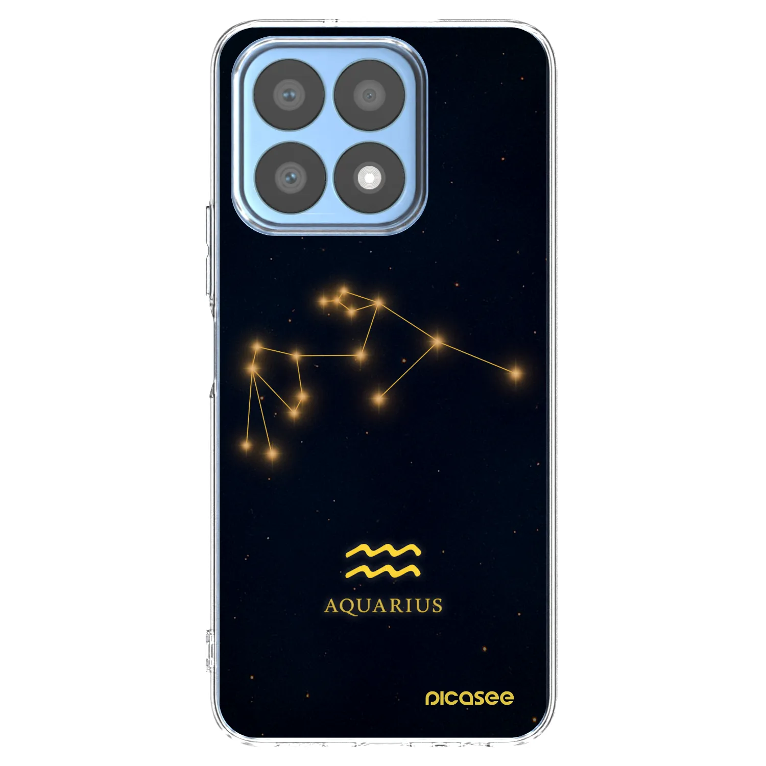 Picasee husă transparentă din silicon pentru Honor X8a - AQUARIUS