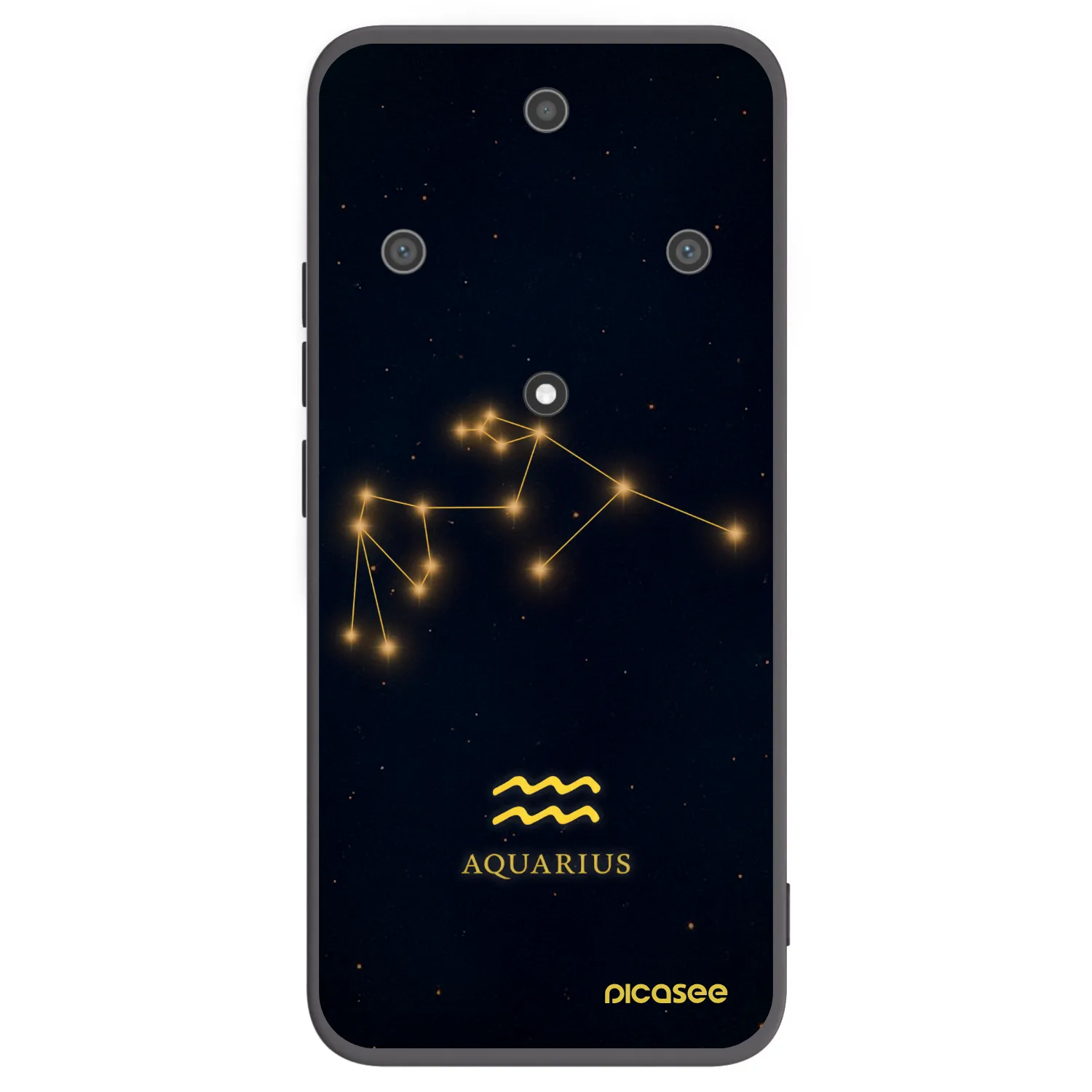 Picasee husă neagră din silicon pentru Honor Magic5 Lite 5G - AQUARIUS