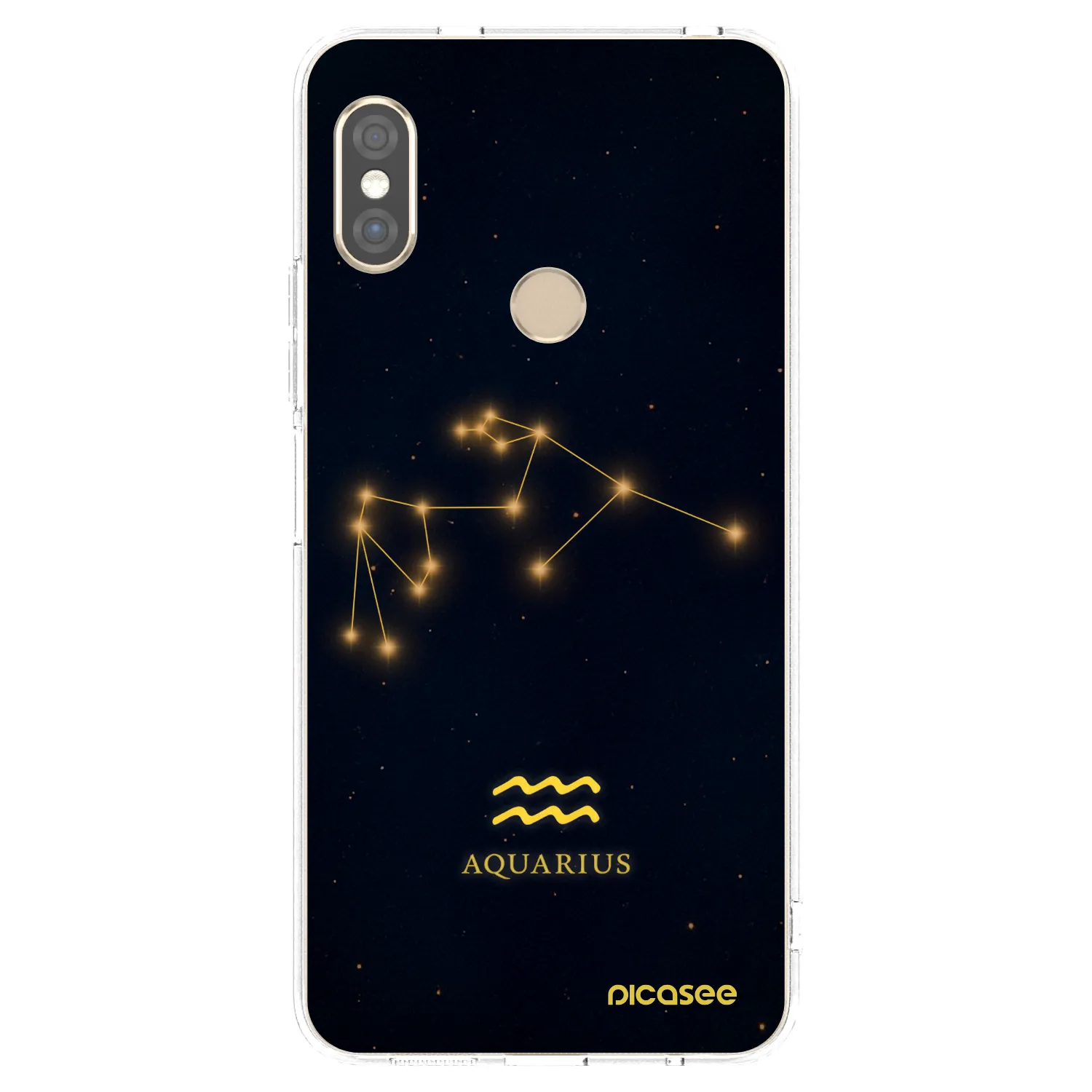 Picasee husă transparentă din silicon pentru Xiaomi Redmi Note 5 Global - AQUARIUS