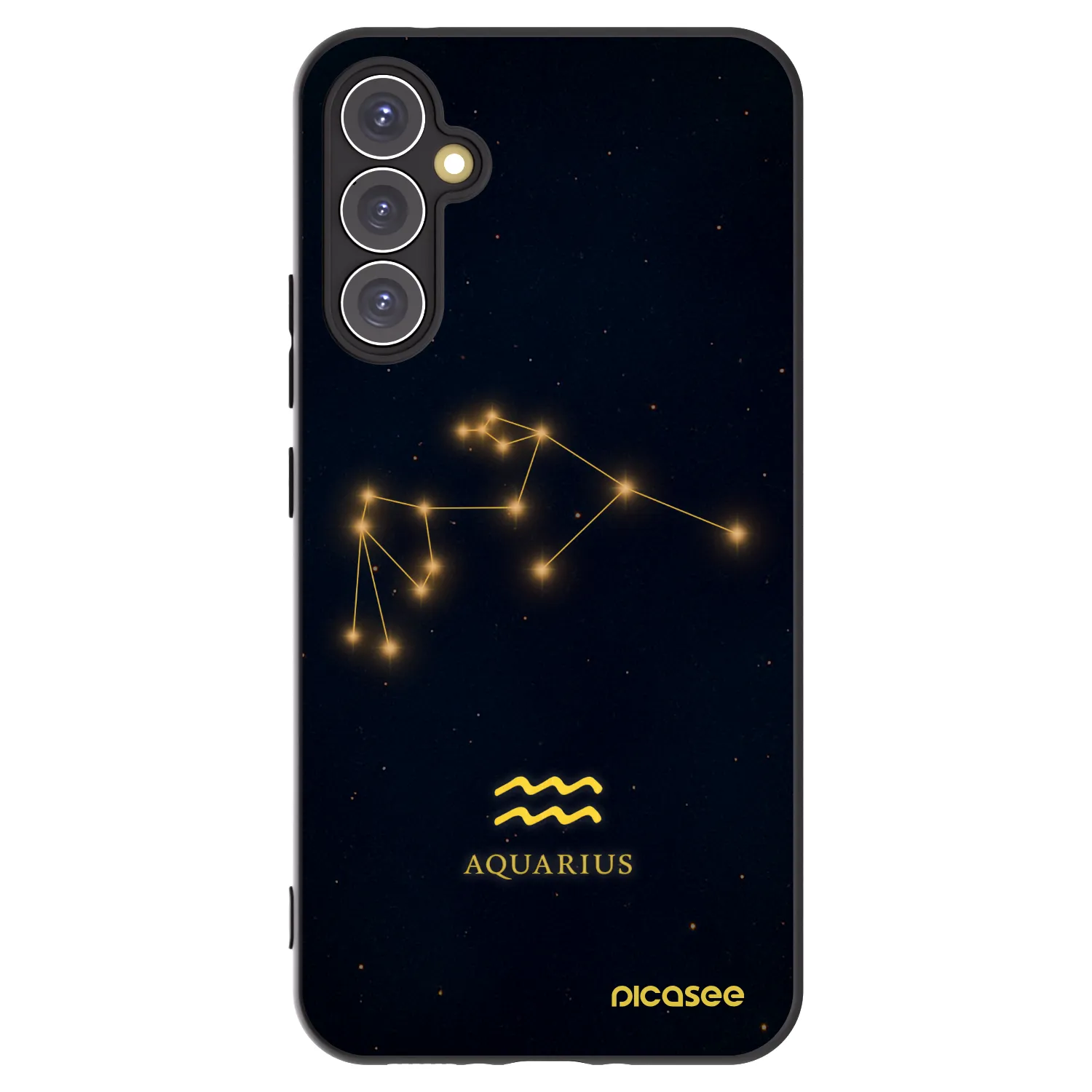 Picasee husă neagră din silicon pentru Samsung Galaxy A34 5G A346B - AQUARIUS