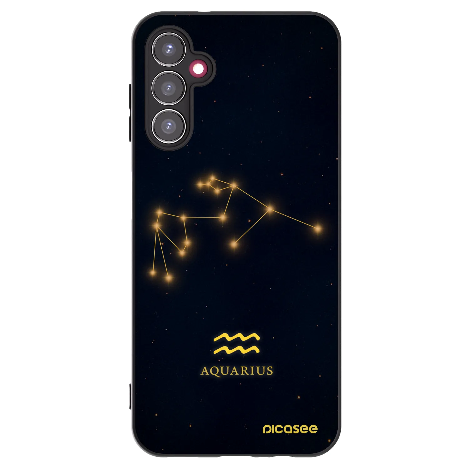 Picasee husă neagră din silicon pentru Samsung Galaxy A14 4G A145R - AQUARIUS