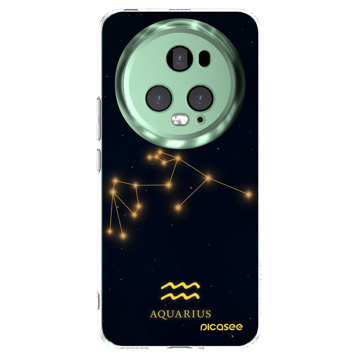 Picasee husă transparentă din silicon pentru Honor Magic5 Pro - AQUARIUS