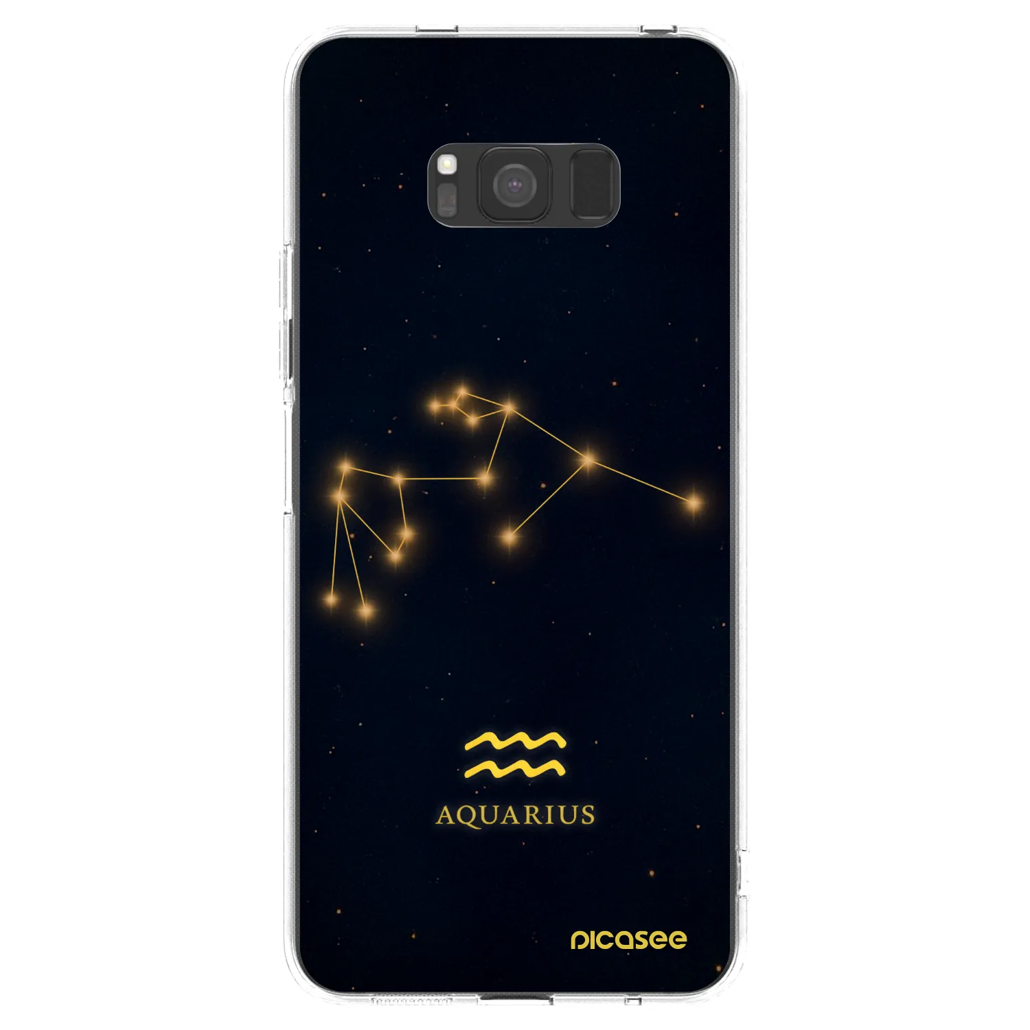 Picasee husă transparentă din silicon pentru Samsung Galaxy S8 G950F - AQUARIUS