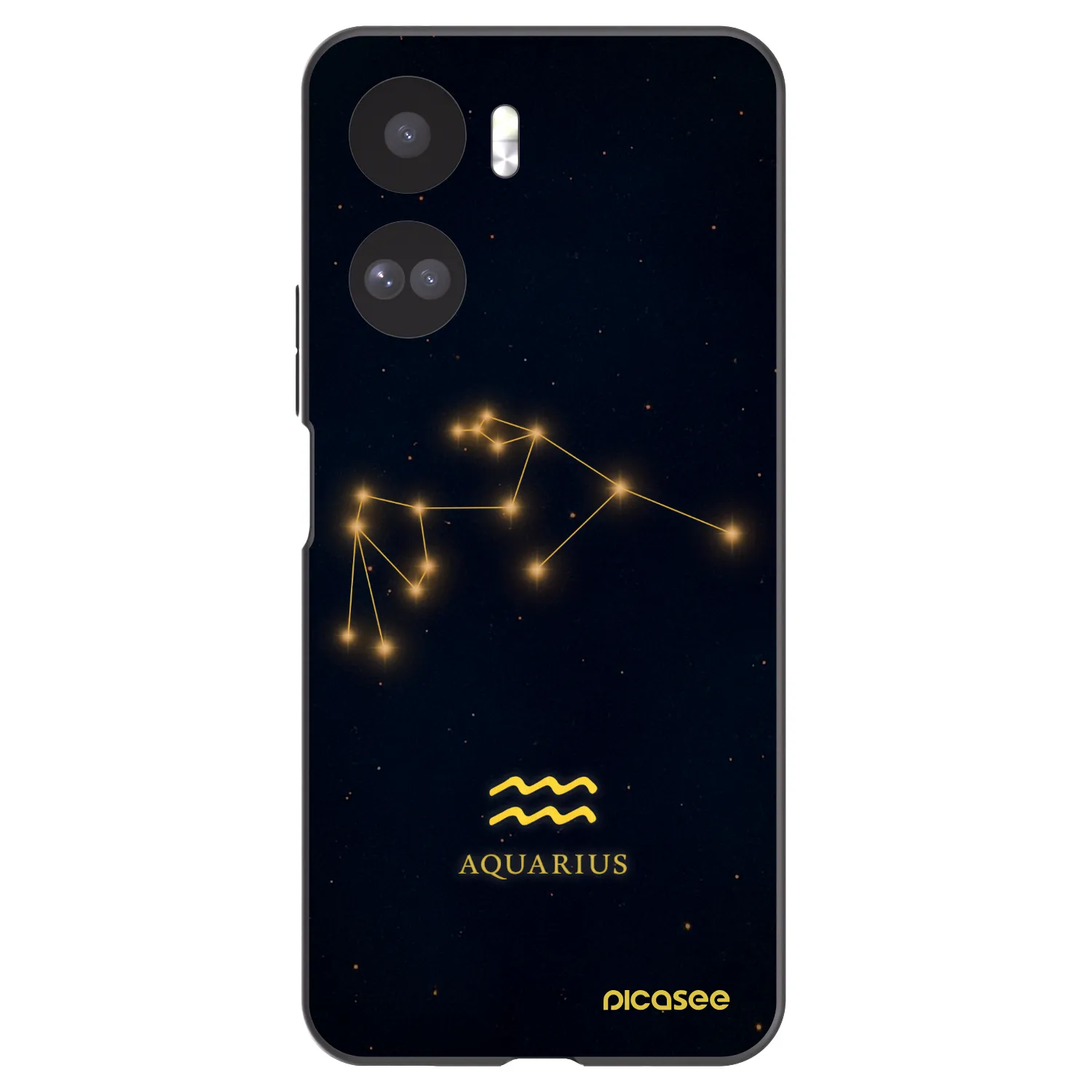 Picasee husă neagră din silicon pentru Honor 90 Lite 5G - AQUARIUS