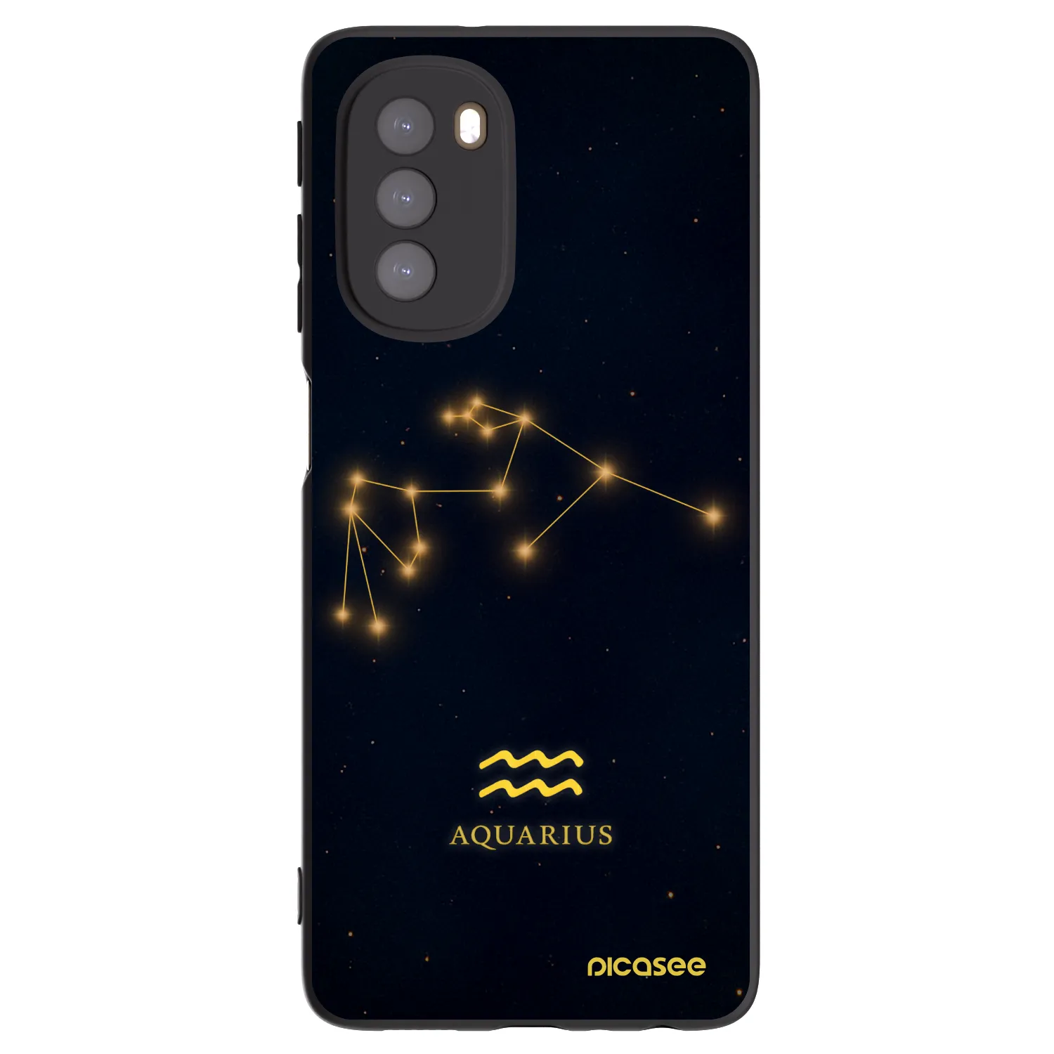 Picasee husă neagră din silicon pentru Motorola Moto G51 - AQUARIUS