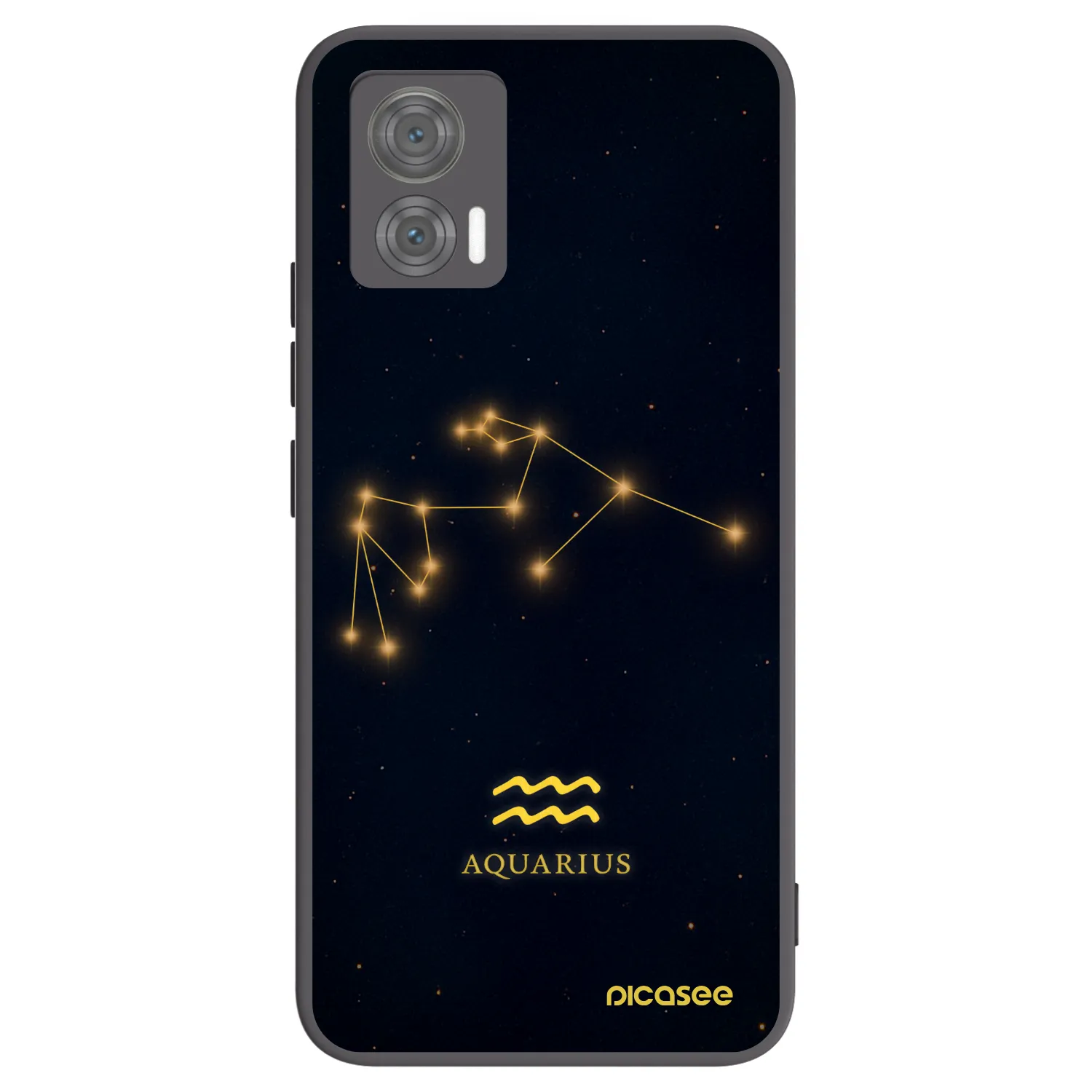 Picasee husă neagră din silicon pentru Motorola Edge 30 Neo - AQUARIUS