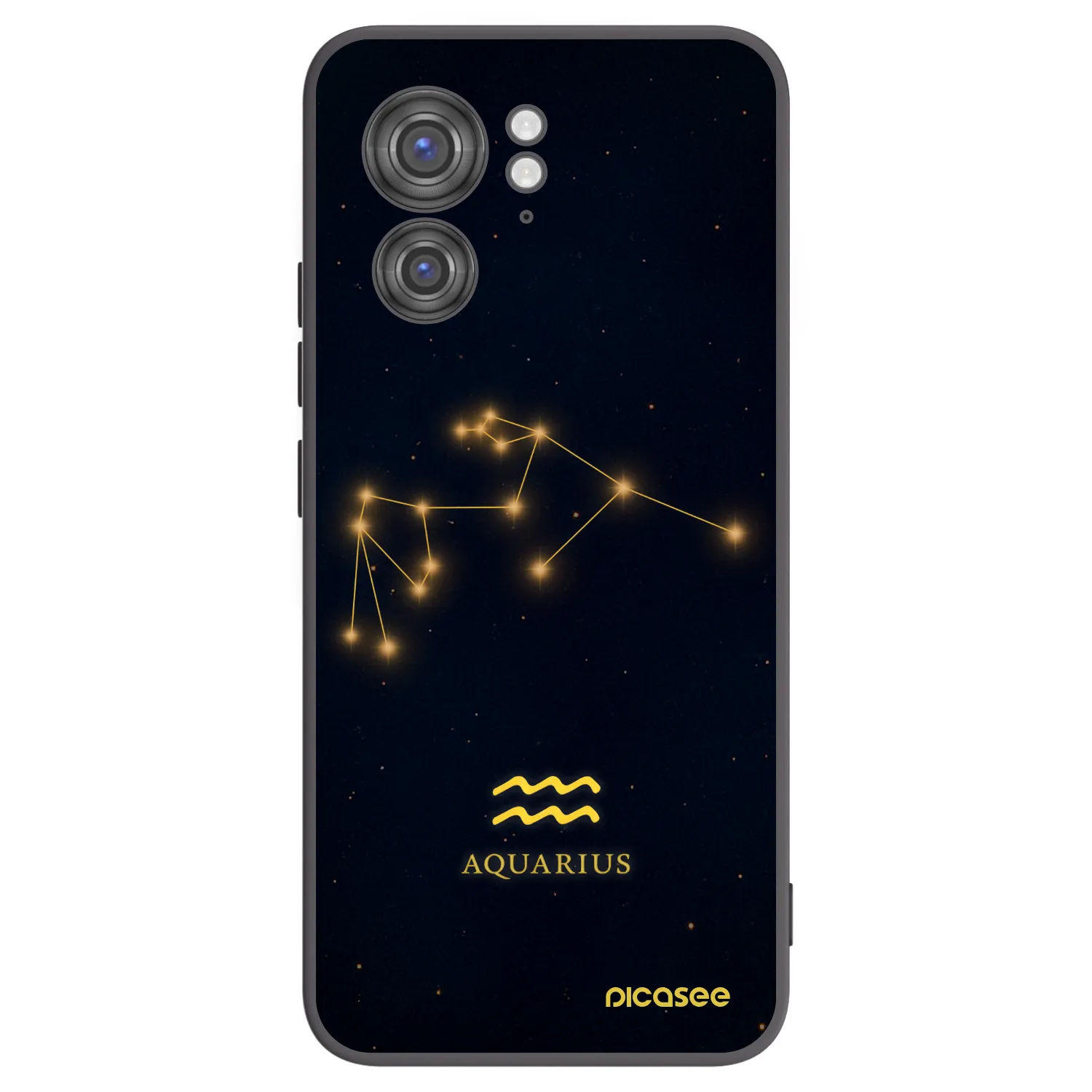 Picasee husă neagră din silicon pentru Motorola Edge 40 - AQUARIUS