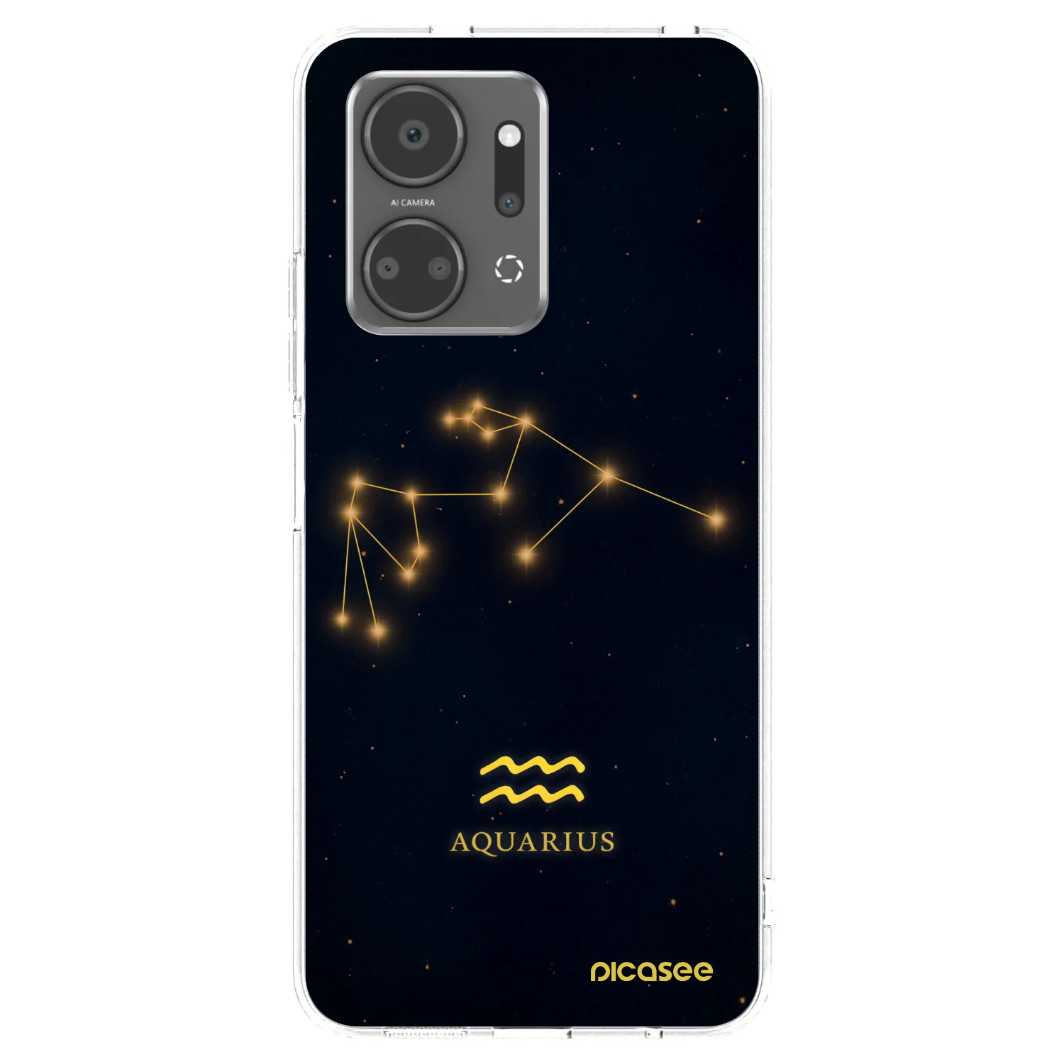 Picasee husă transparentă din silicon pentru Honor X7a - AQUARIUS
