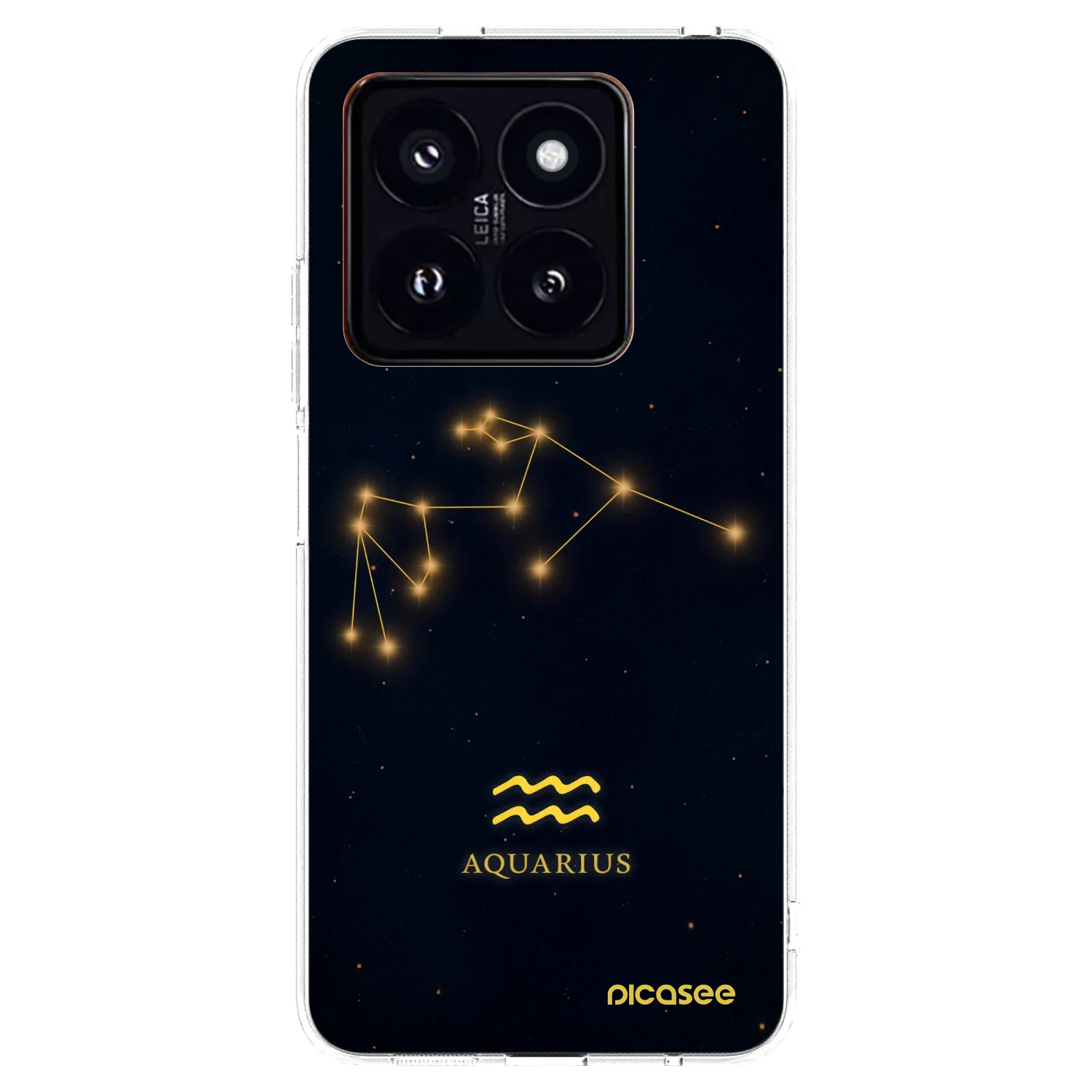 Picasee husă transparentă din silicon pentru Xiaomi 14 Pro - AQUARIUS