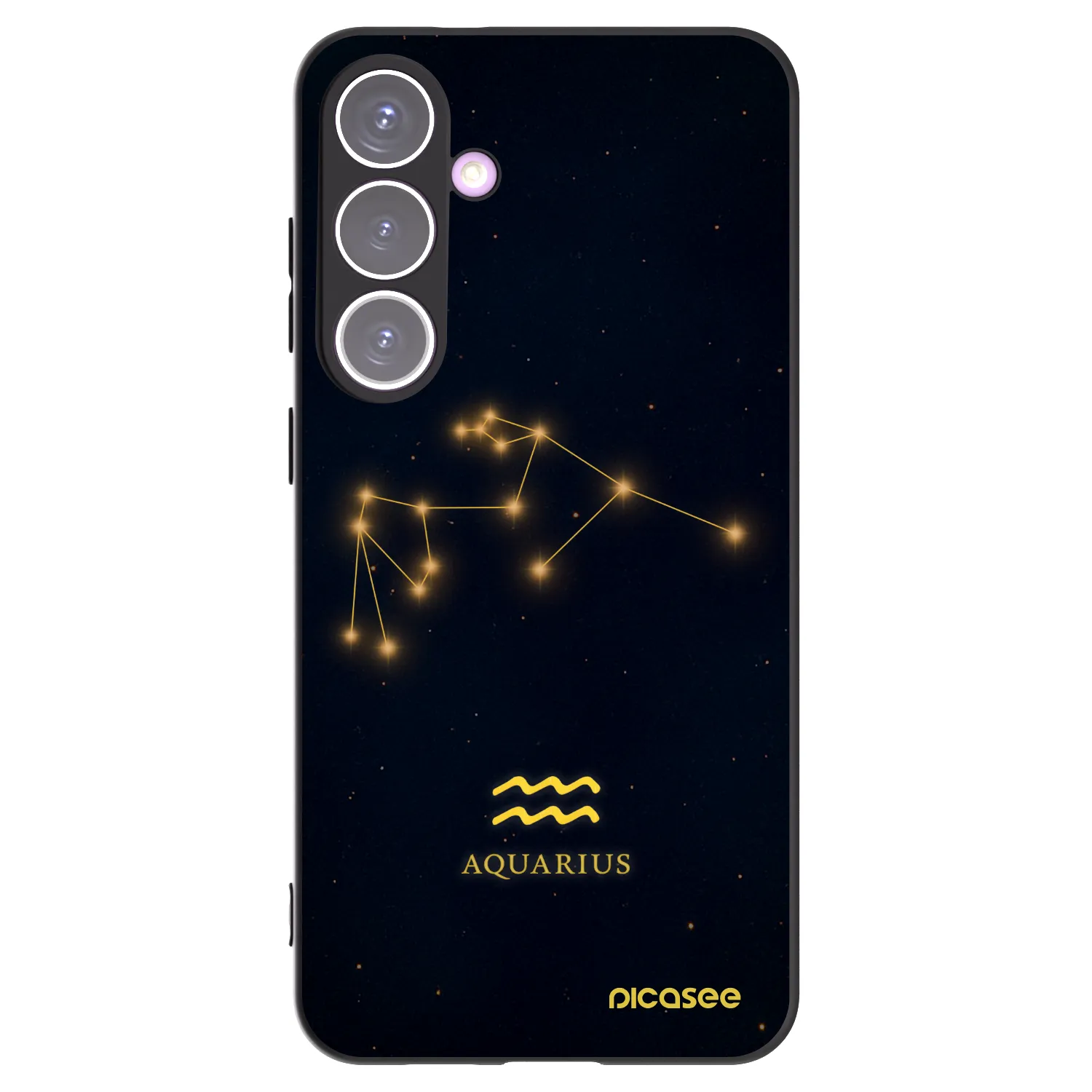 Picasee husă neagră din silicon pentru Samsung Galaxy S24+ S926B 5G - AQUARIUS