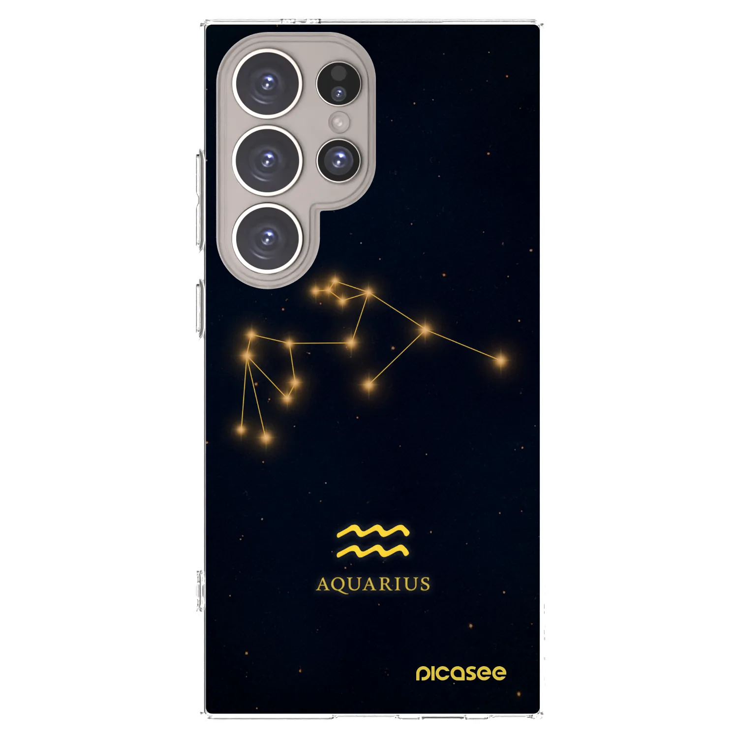 Picasee husă transparentă din silicon pentru Samsung Galaxy S24 Ultra S928B 5G - AQUARIUS
