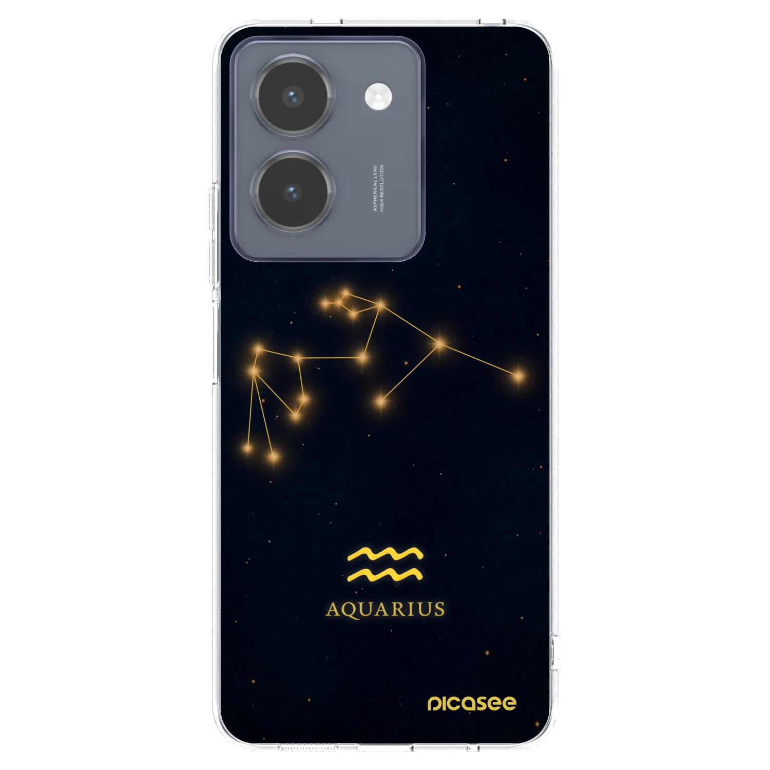 Picasee husă transparentă din silicon pentru Vivo Y36 4G - AQUARIUS