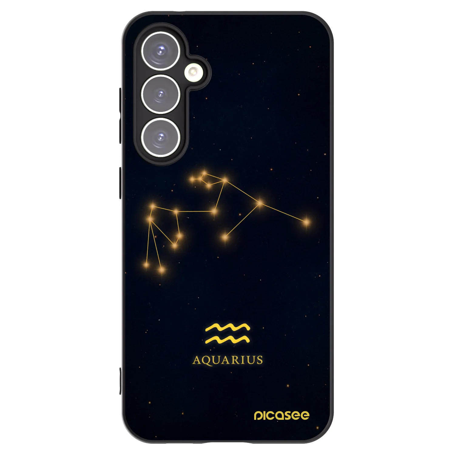 Picasee husă neagră din silicon pentru Samsung Galaxy S23 FE S711B - AQUARIUS