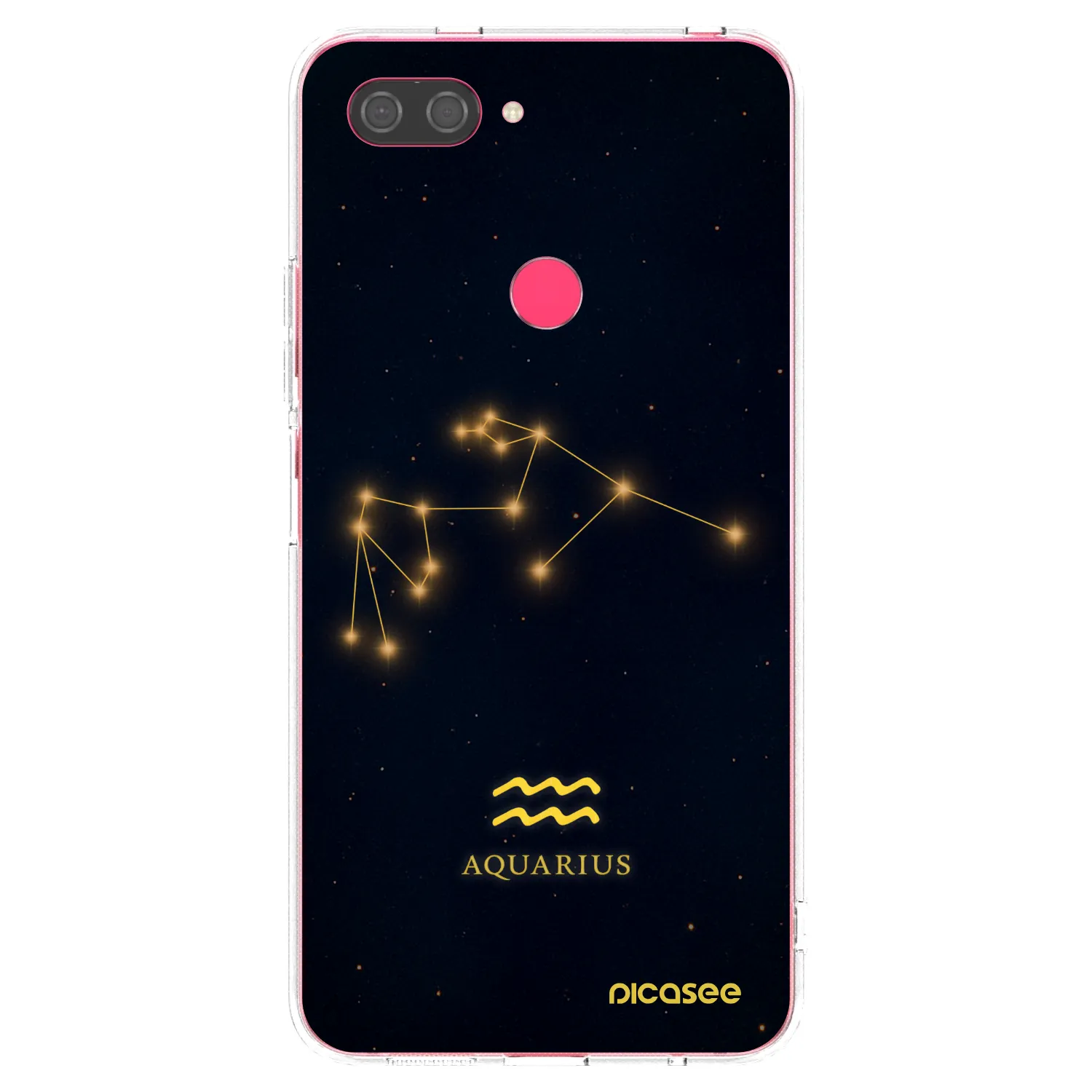 Picasee husă transparentă din silicon pentru Xiaomi Mi 8 Lite - AQUARIUS