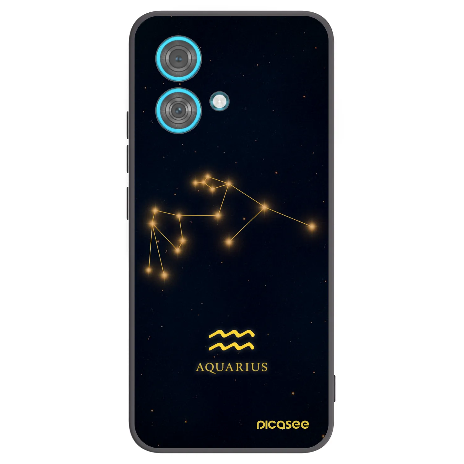 Picasee husă neagră din silicon pentru Motorola Edge 40 Neo - AQUARIUS