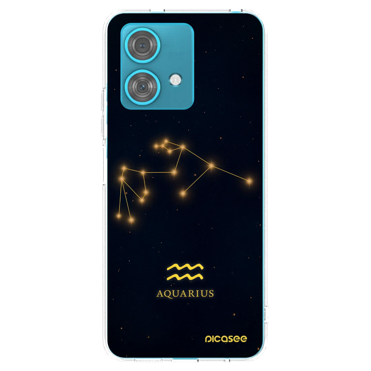 Picasee husă transparentă din silicon pentru Motorola Edge 40 Neo - AQUARIUS