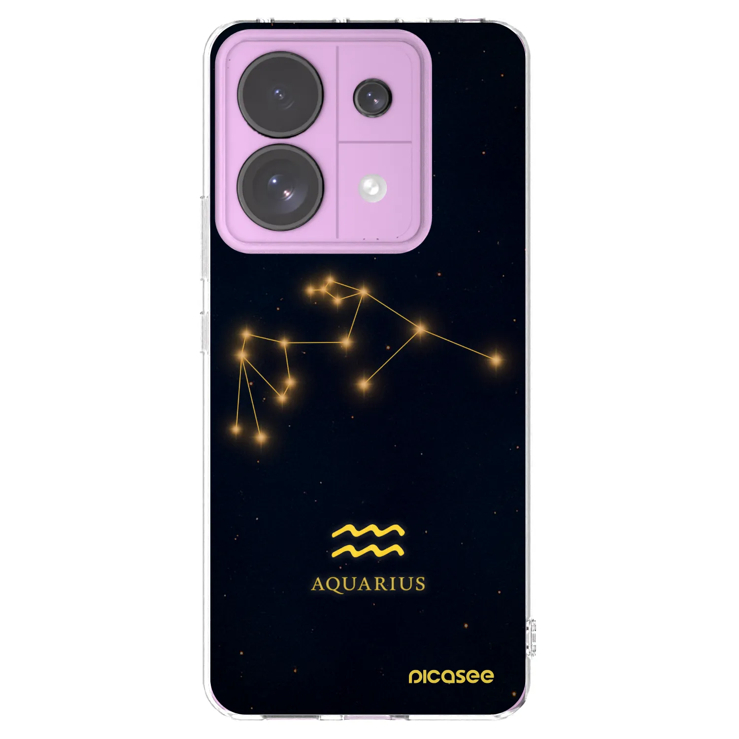 Picasee husă transparentă din silicon pentru Xiaomi Redmi Note 13 Pro 5G - AQUARIUS