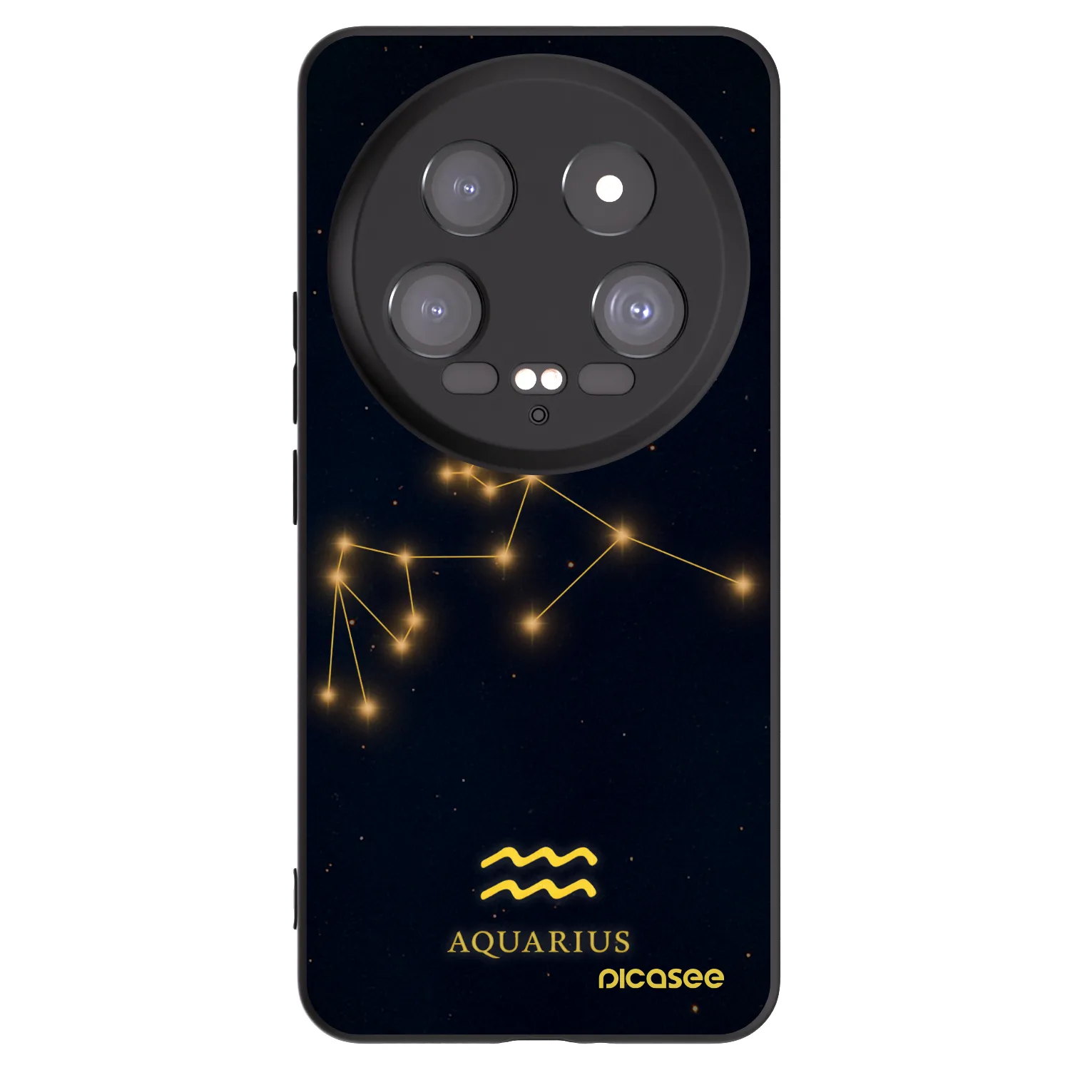 Picasee husă neagră din silicon pentru Xiaomi 14 Ultra - AQUARIUS