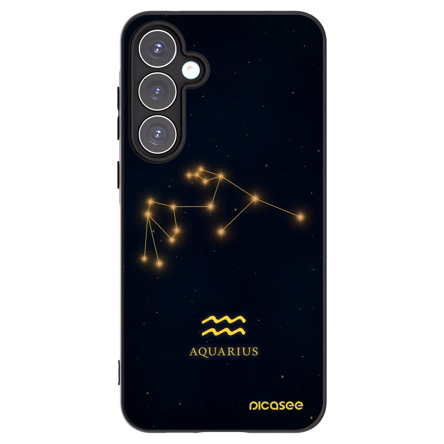Picasee husă neagră din silicon pentru Samsung Galaxy A55 5G A556B - AQUARIUS