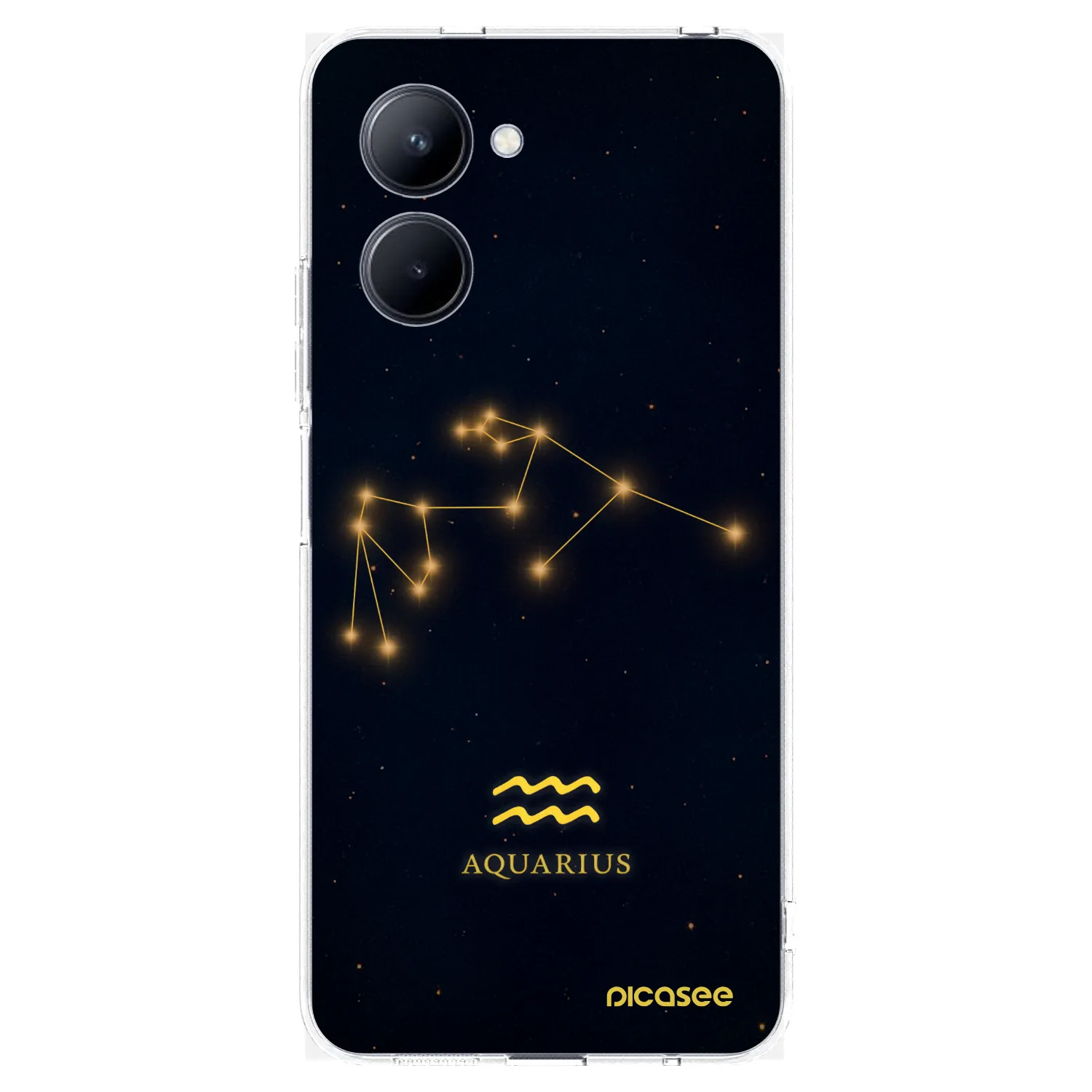 Picasee husă transparentă din silicon pentru Realme C33 (2023) - AQUARIUS