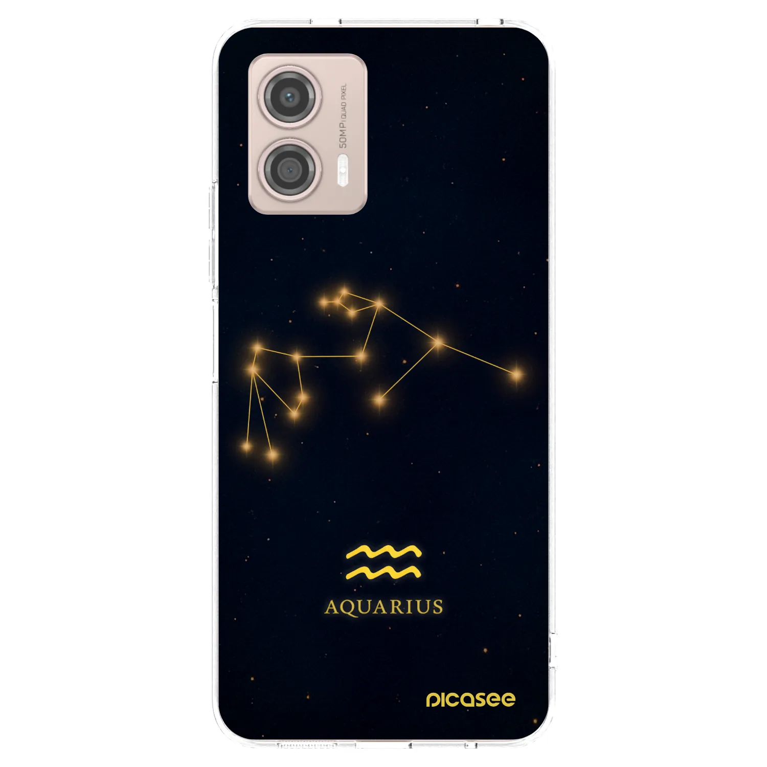 Picasee husă transparentă din silicon pentru Motorola Moto G53 5G - AQUARIUS