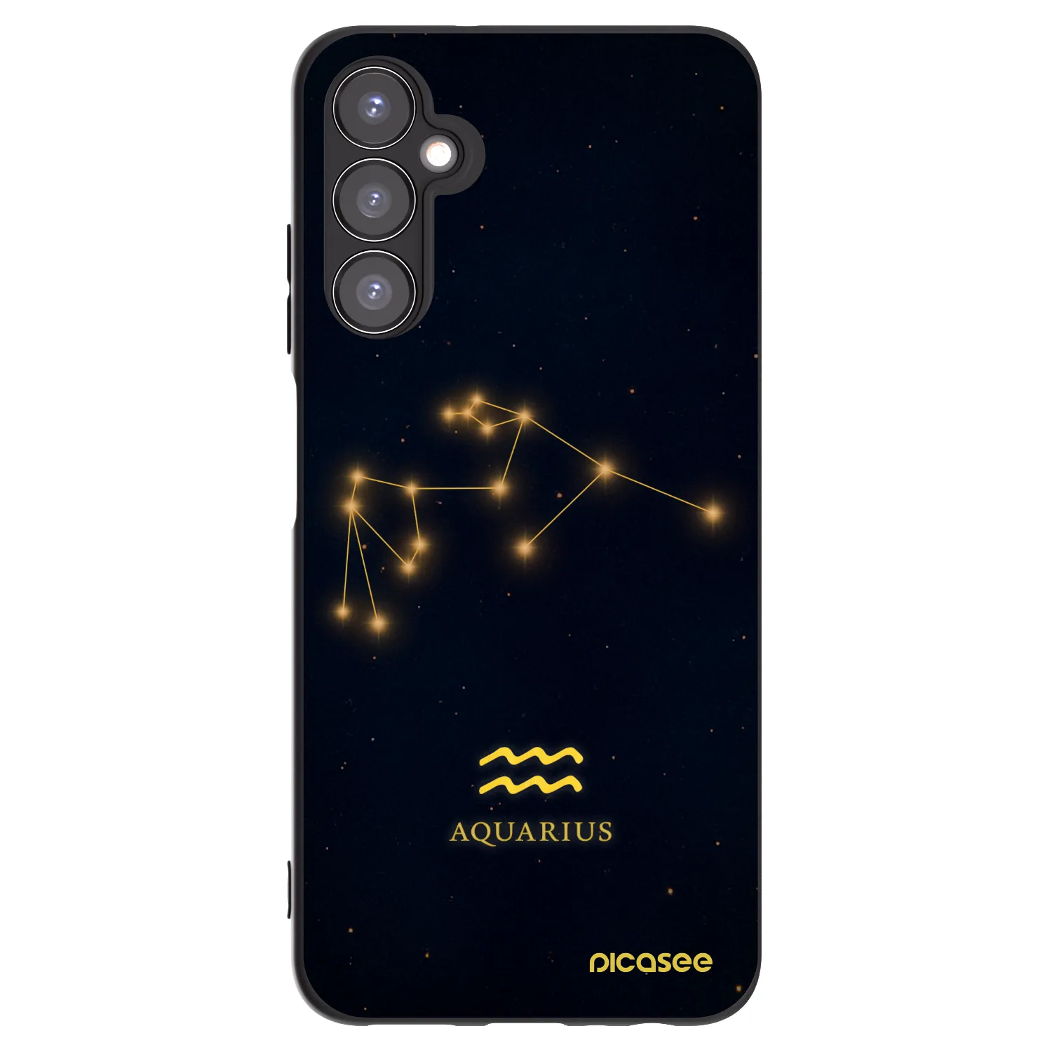 Picasee husă neagră din silicon pentru Samsung Galaxy A05s A057G - AQUARIUS