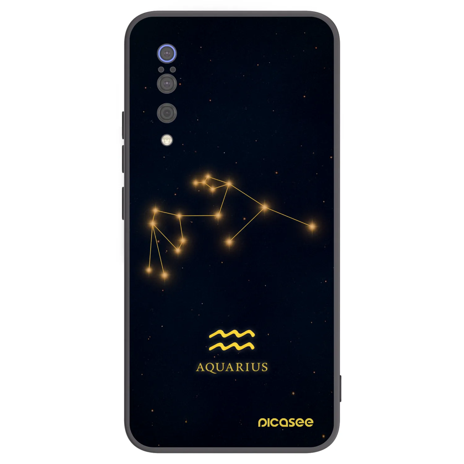 Picasee husă neagră din silicon pentru Xiaomi Mi 9 - AQUARIUS
