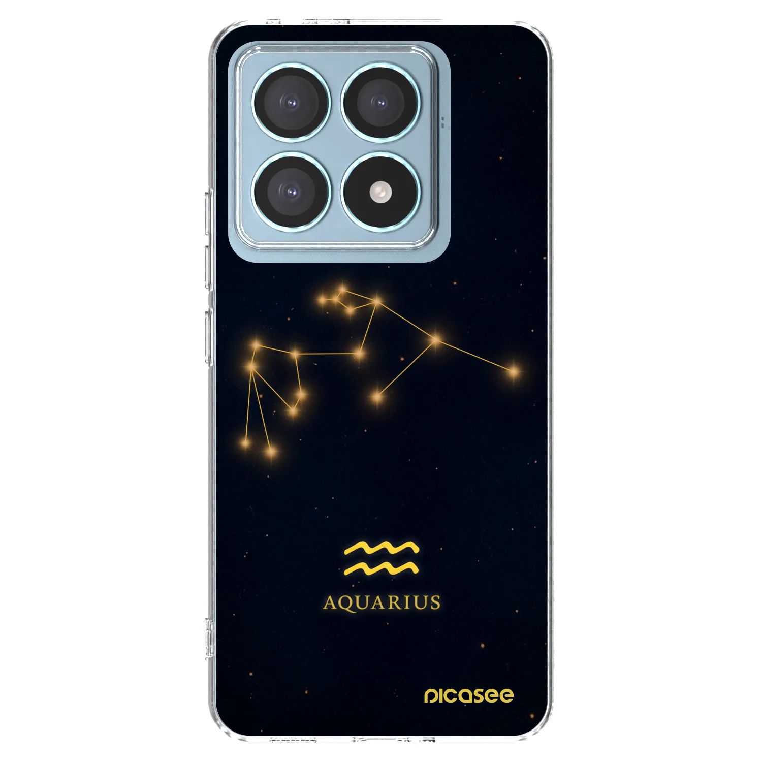 Picasee husă transparentă din silicon pentru Xiaomi 14T Pro - AQUARIUS