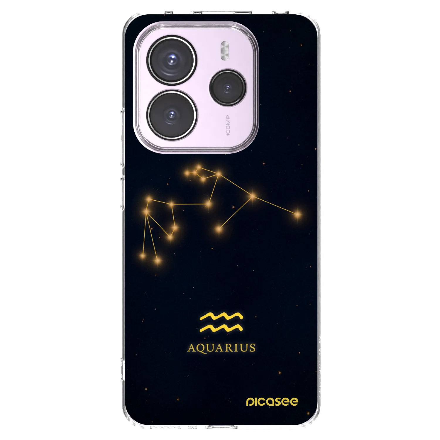 Picasee husă transparentă din silicon pentru Xiaomi Redmi Note 14 5G - AQUARIUS