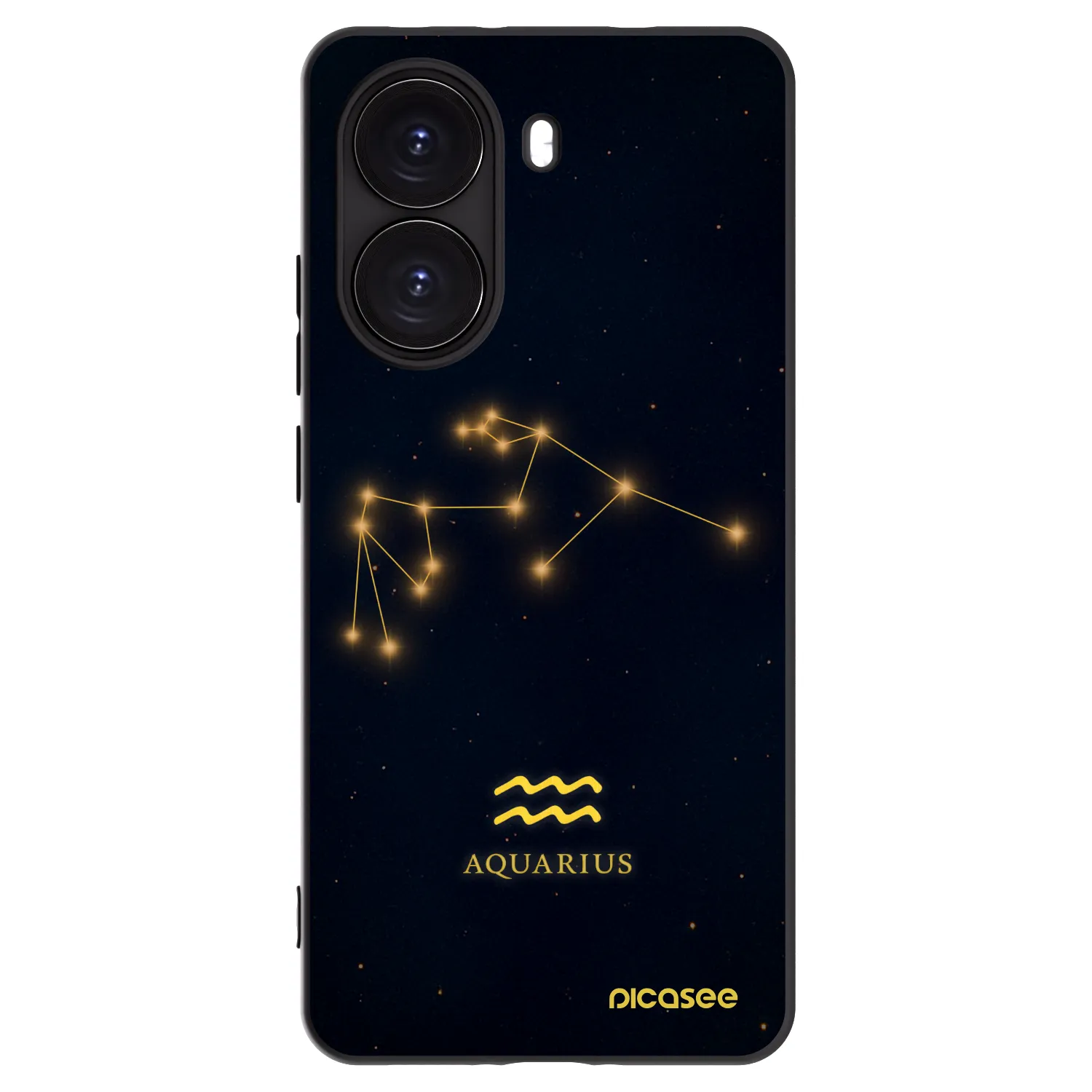 Picasee husă neagră din silicon pentru Xiaomi Poco X7 Pro 5G - AQUARIUS