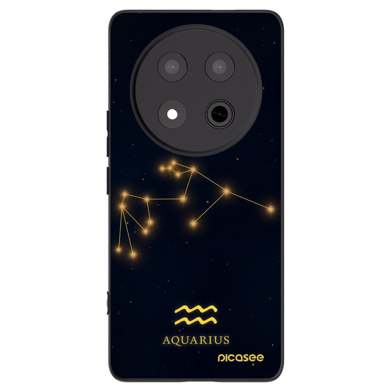 Picasee husă neagră din silicon pentru Honor Magic7 Lite 5G - AQUARIUS