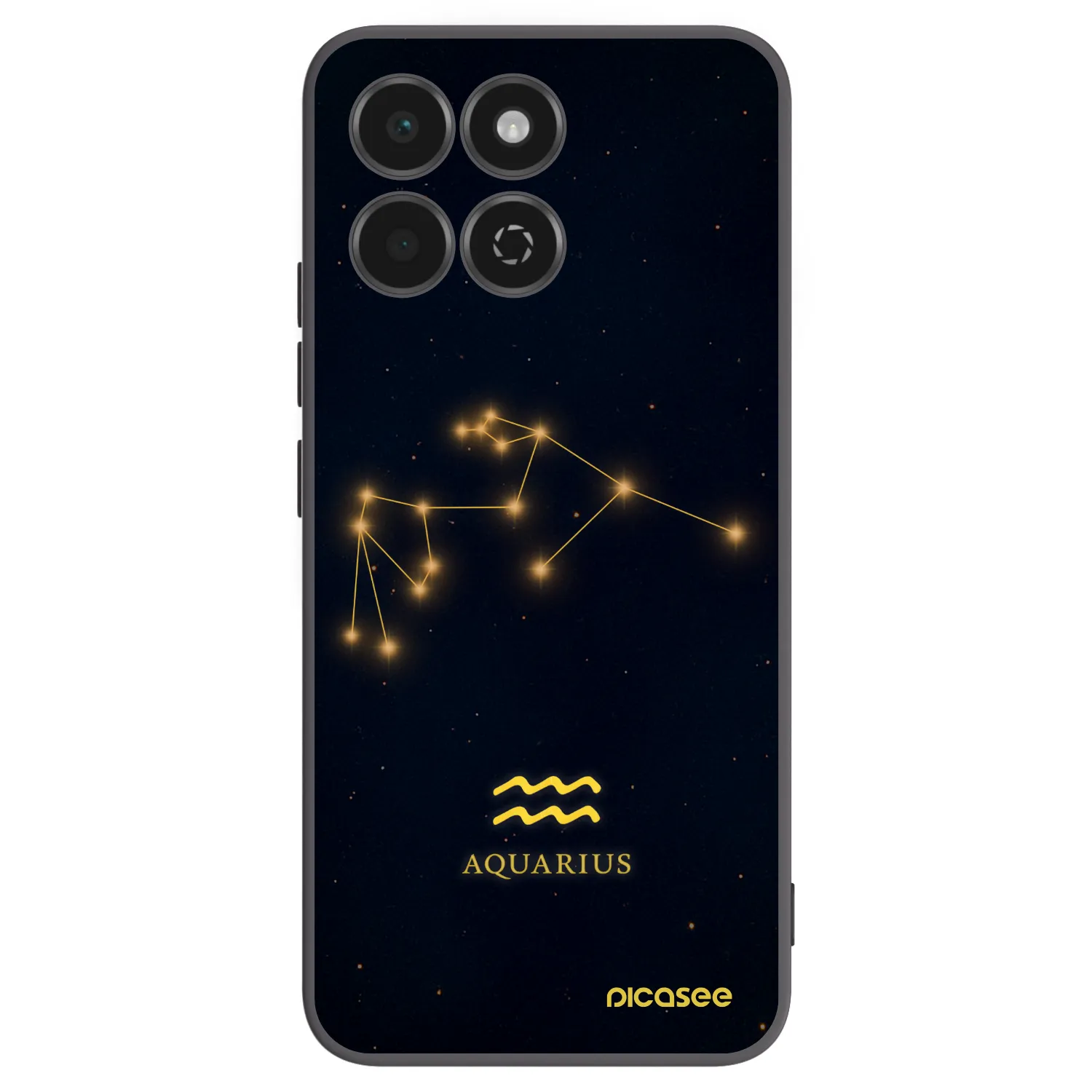 Picasee husă neagră din silicon pentru Honor 200 Smart 5G - AQUARIUS