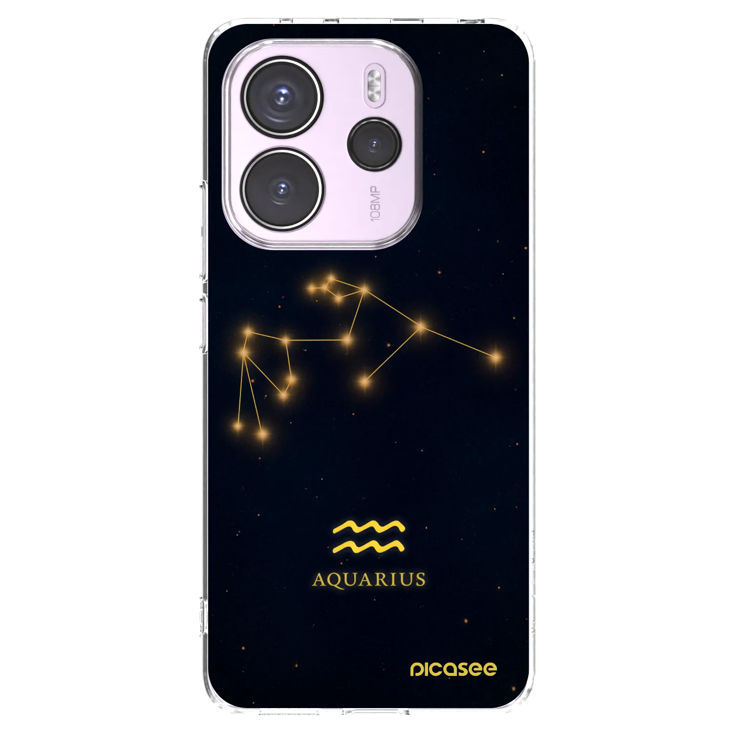 Picasee husă transparentă din silicon pentru Xiaomi Redmi Note 14 4G - AQUARIUS