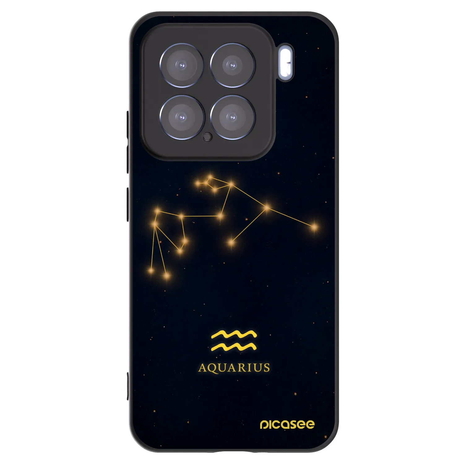 Picasee husă neagră din silicon pentru Xiaomi 15 - AQUARIUS