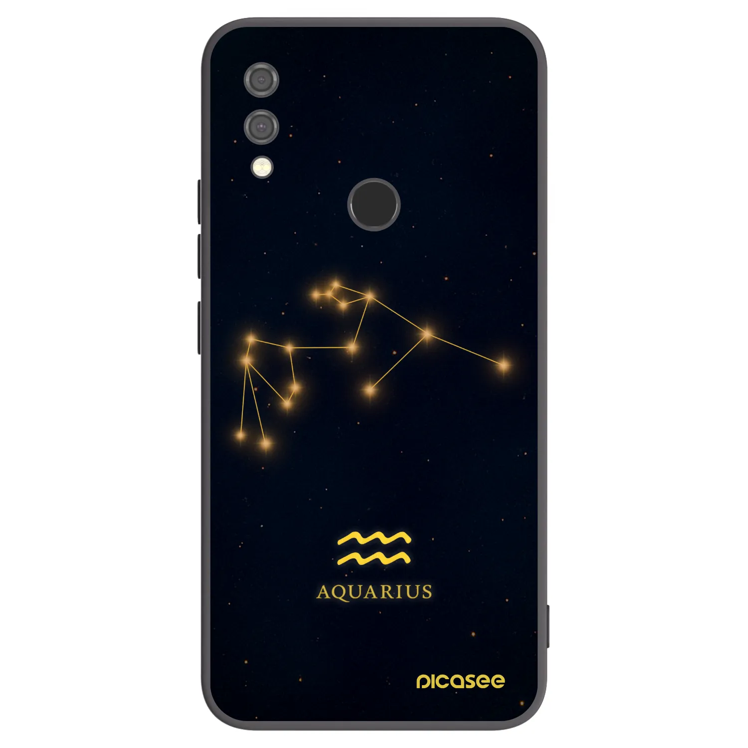 Picasee husă neagră din silicon pentru Xiaomi Redmi Note 7 - AQUARIUS