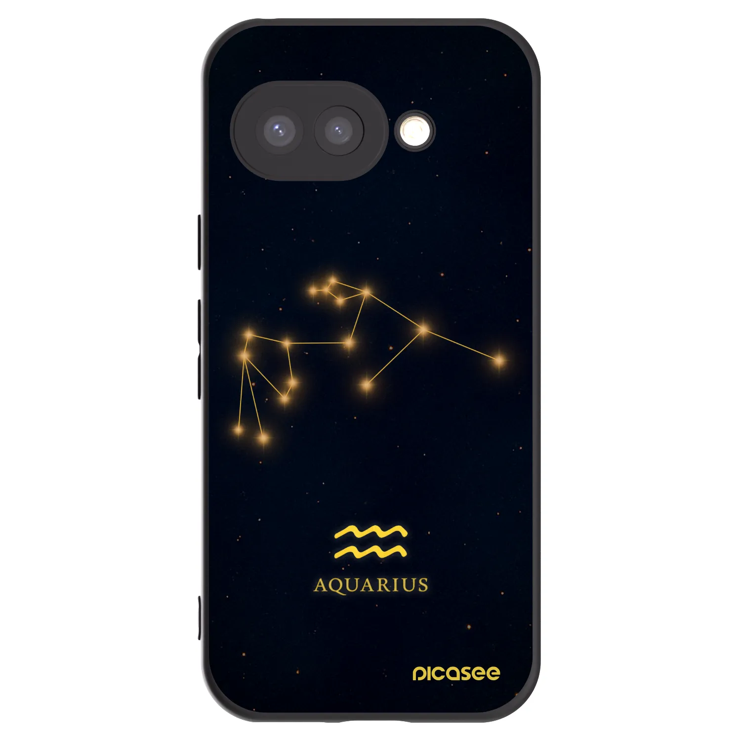 Picasee husă neagră din silicon pentru Google Pixel 9a - AQUARIUS