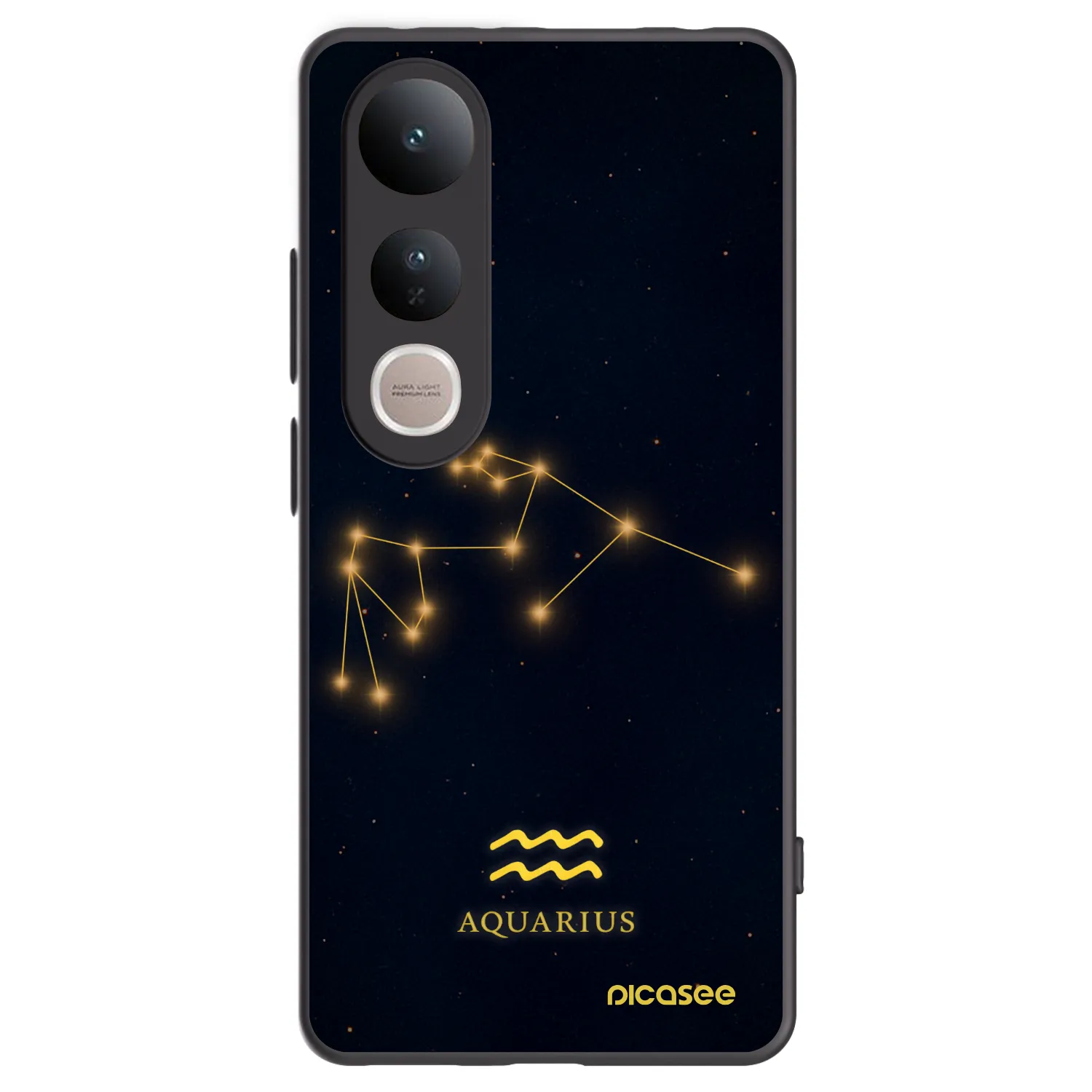 Picasee husă neagră din silicon pentru Vivo V50 Lite 5G - AQUARIUS