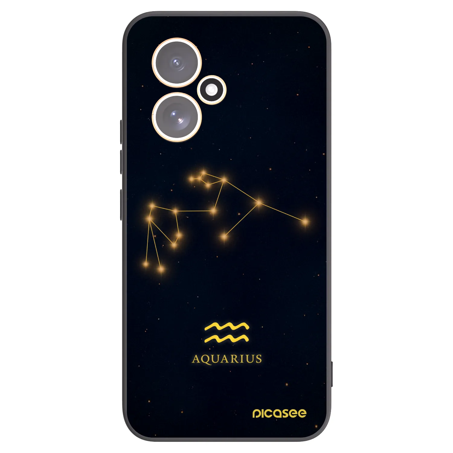 Picasee husă neagră din silicon pentru Honor 400 5G - AQUARIUS