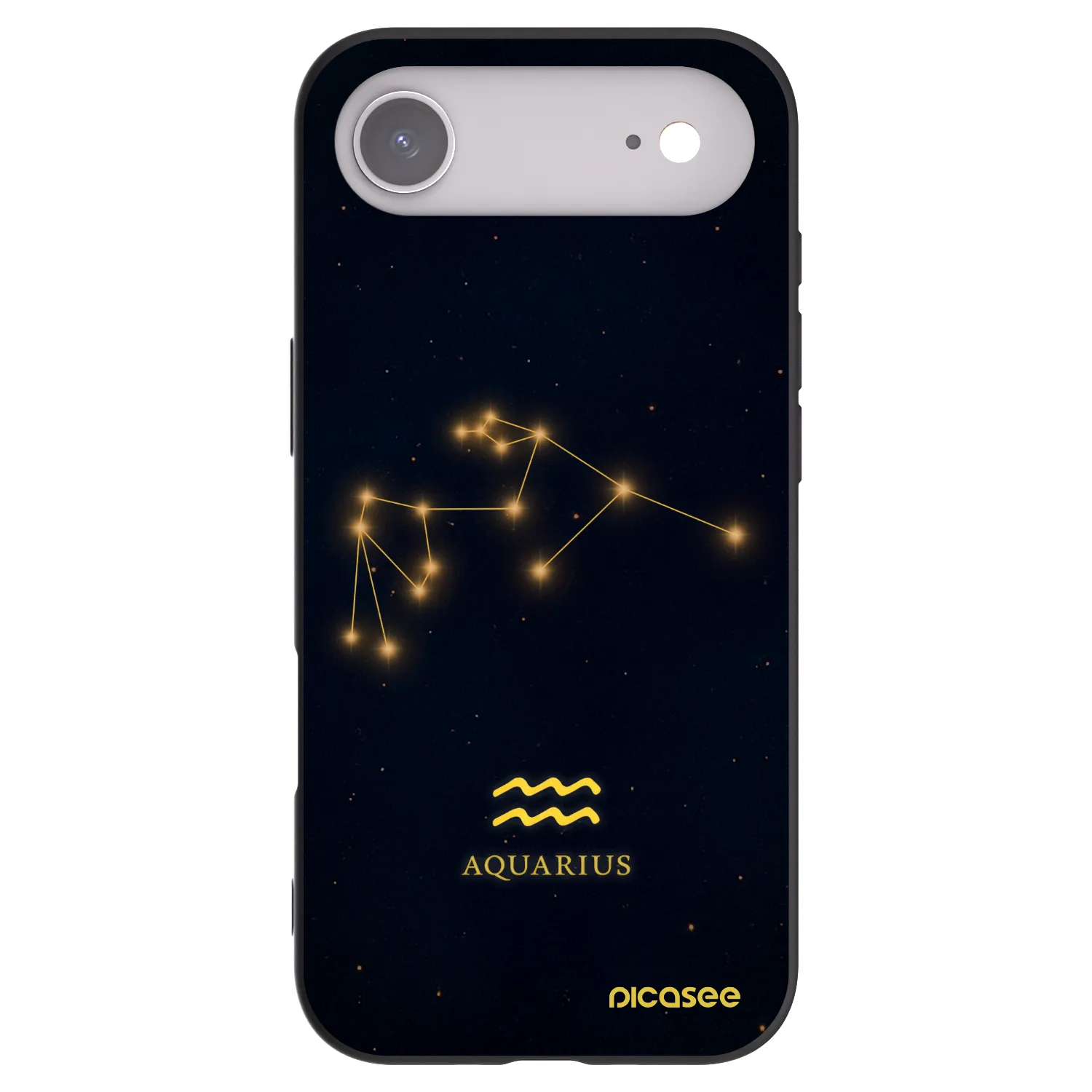 Picasee husă neagră din silicon pentru Apple iPhone Air - AQUARIUS