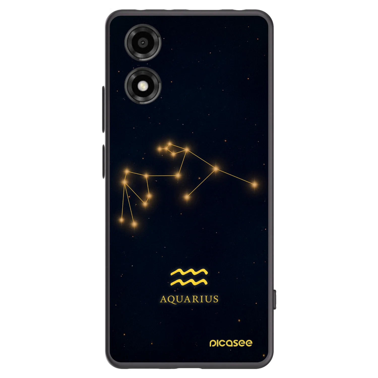 Picasee husă neagră din silicon pentru Motorola Moto E14 - AQUARIUS