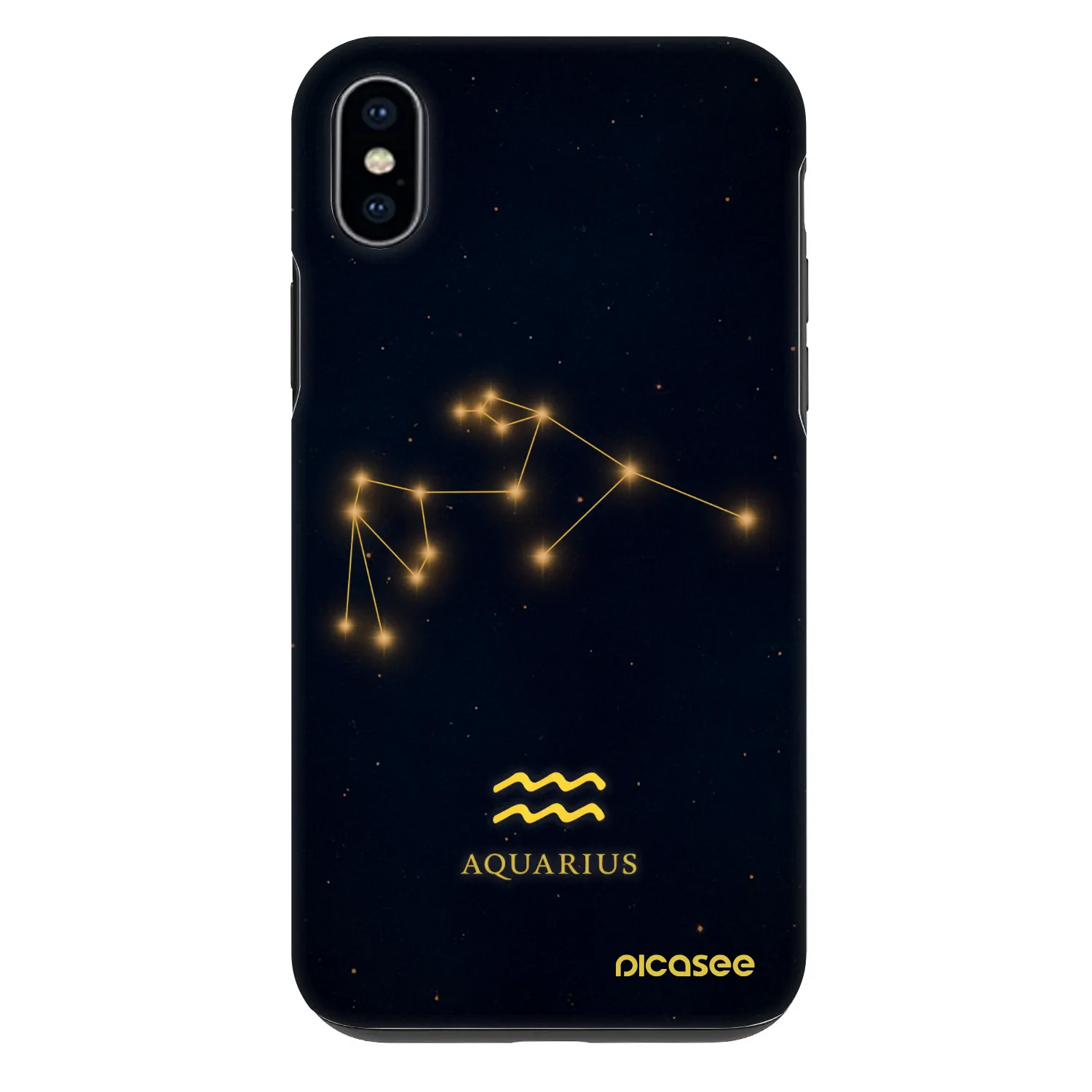 Picasee Fashion Case pentru Apple iPhone XS Max - AQUARIUS