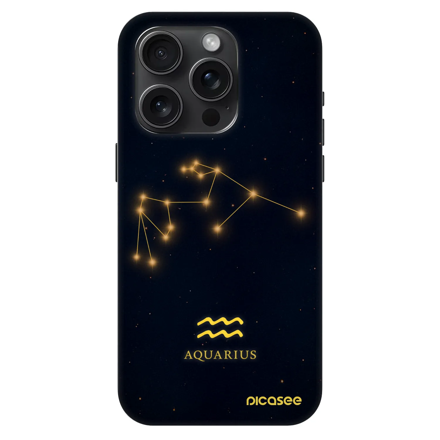 Picasee Fashion Case MagSafe pentru Apple iPhone 15 Pro - AQUARIUS