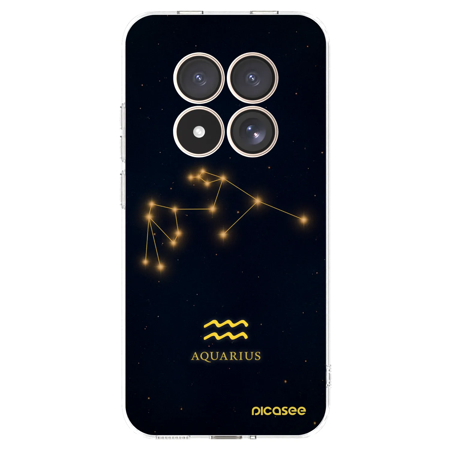 Picasee husă transparentă din silicon pentru Xiaomi Redmi Note 15 Pro 4G - AQUARIUS