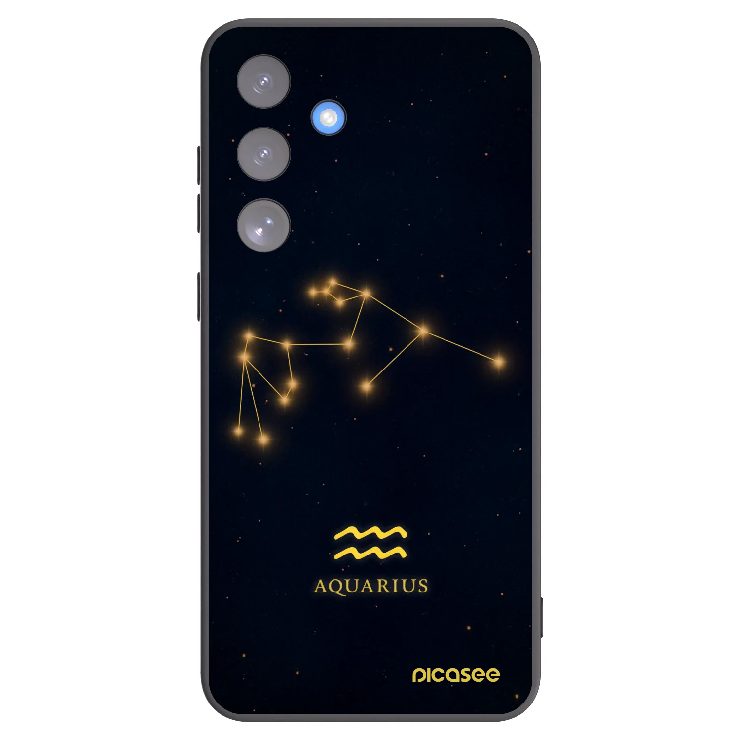 Picasee husă neagră din silicon pentru Samsung Galaxy S25 FE 5G - AQUARIUS